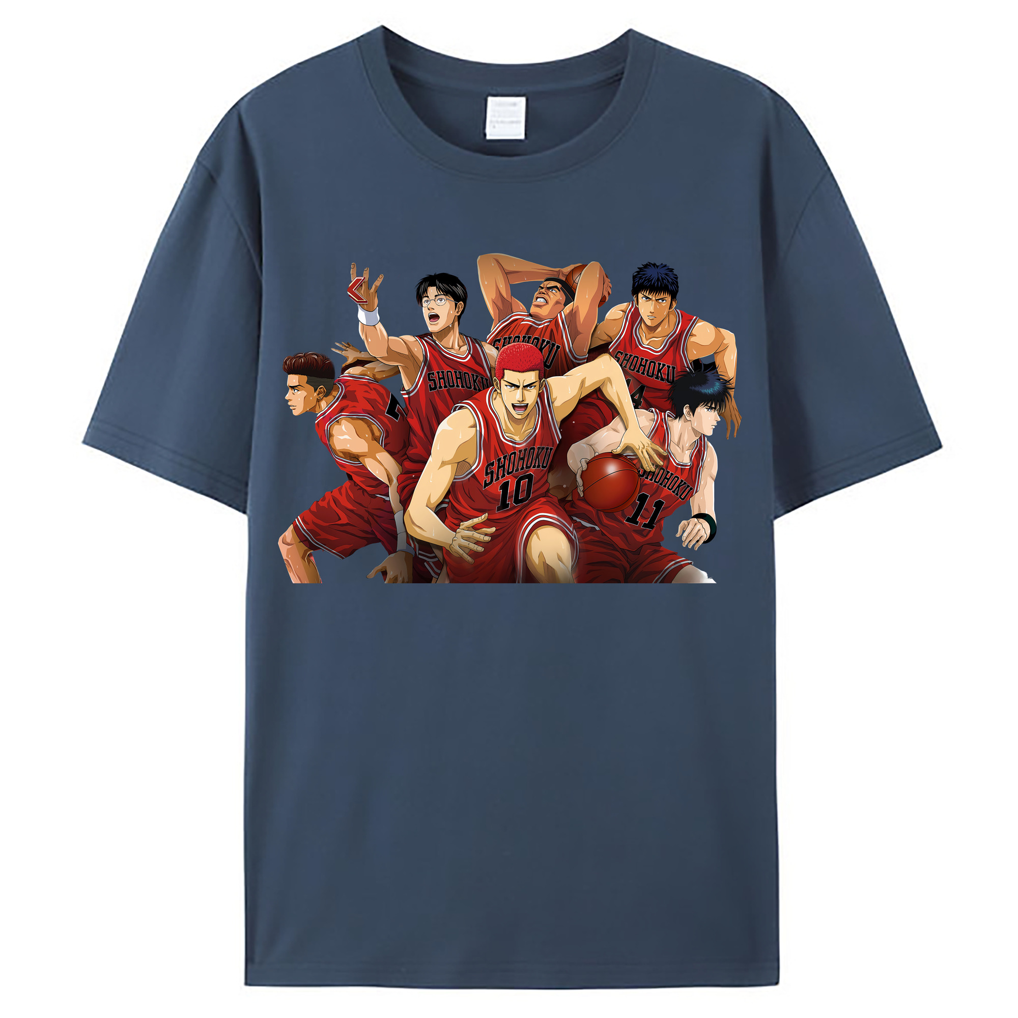 （画像用） SLAM DUNK／スラムダンク レディースカジュアルプリントTシャツ（綿100％）