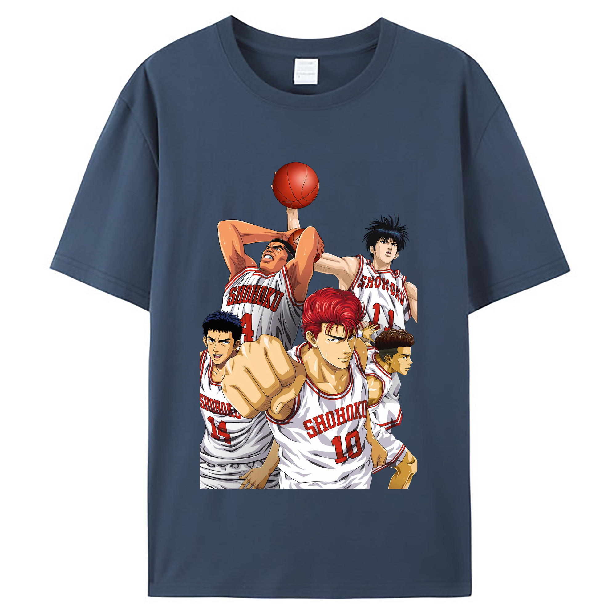 （画像用） SLAM DUNK／スラムダンク レディースカジュアルプリントTシャツ（綿100％）