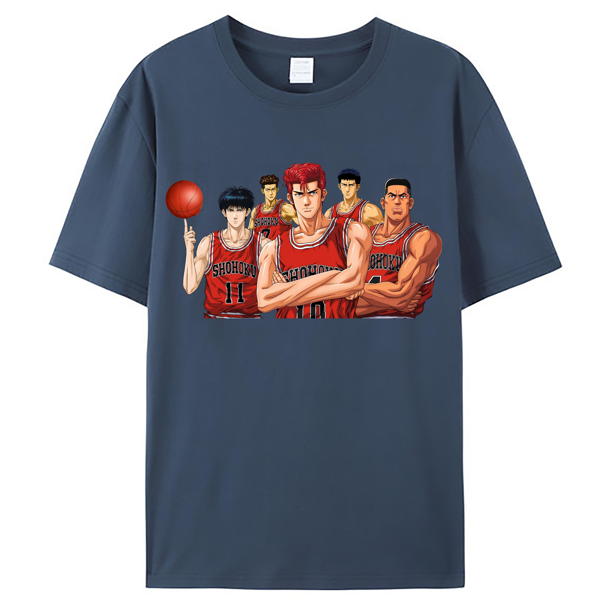 （画像用） SLAM DUNK／スラムダンク レディースカジュアルプリントTシャツ（綿100％）