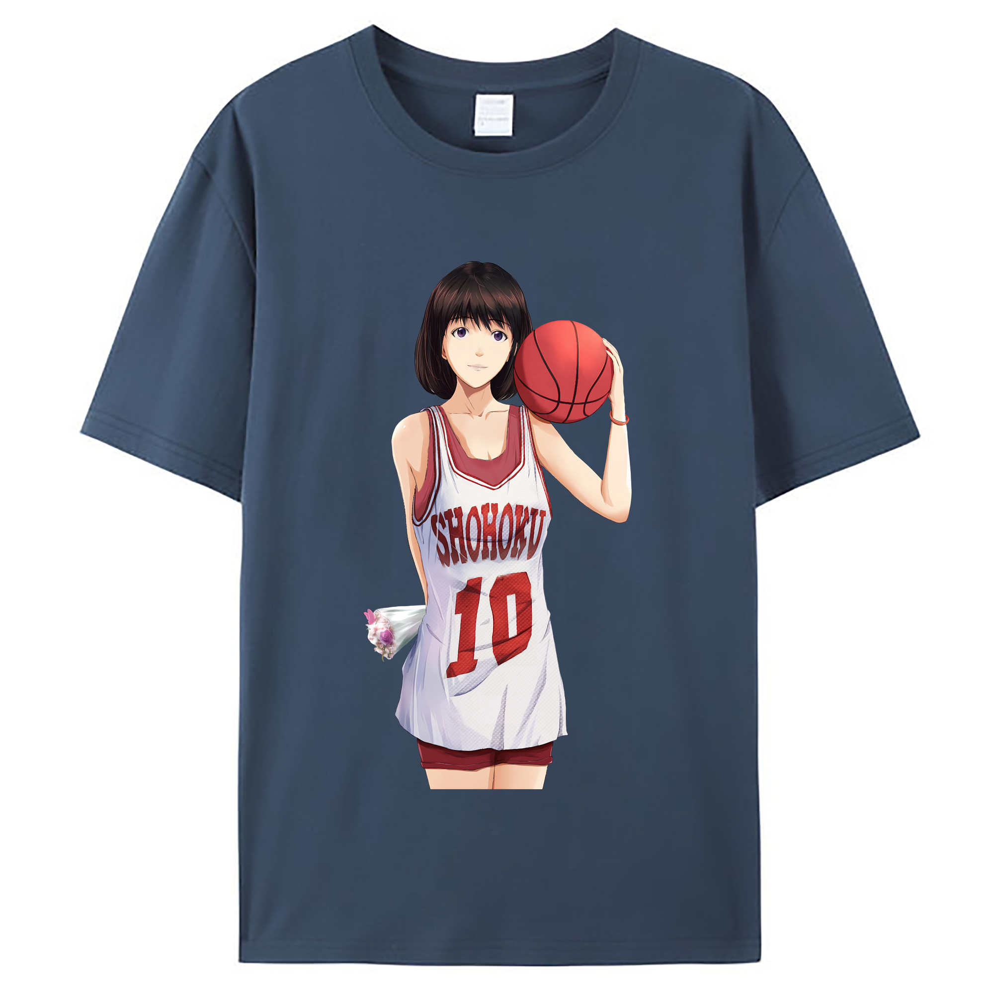 （画像用） SLAM DUNK／スラムダンク レディースカジュアルプリントTシャツ（綿100％）