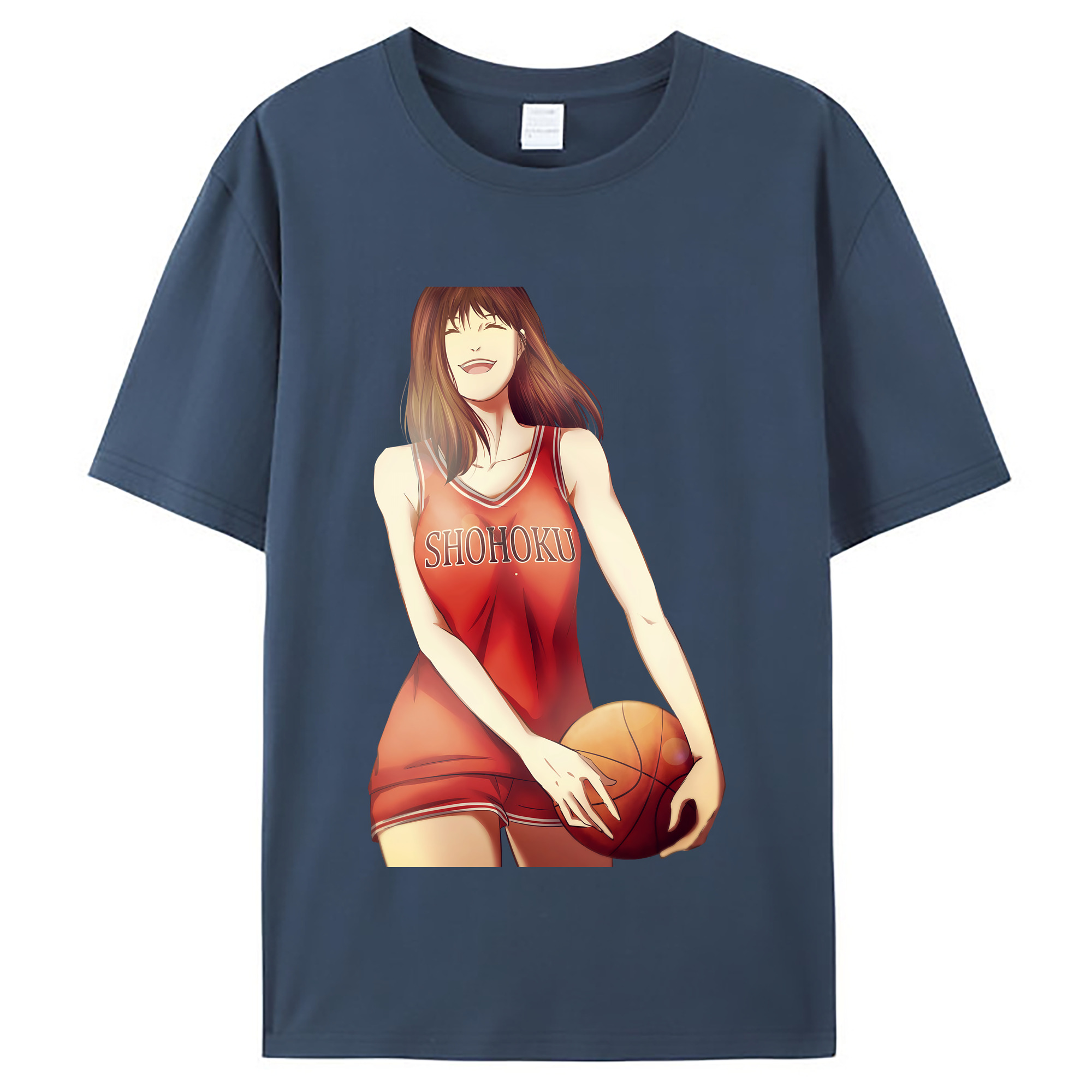 （画像用） SLAM DUNK／スラムダンク レディースカジュアルプリントTシャツ（綿100％）