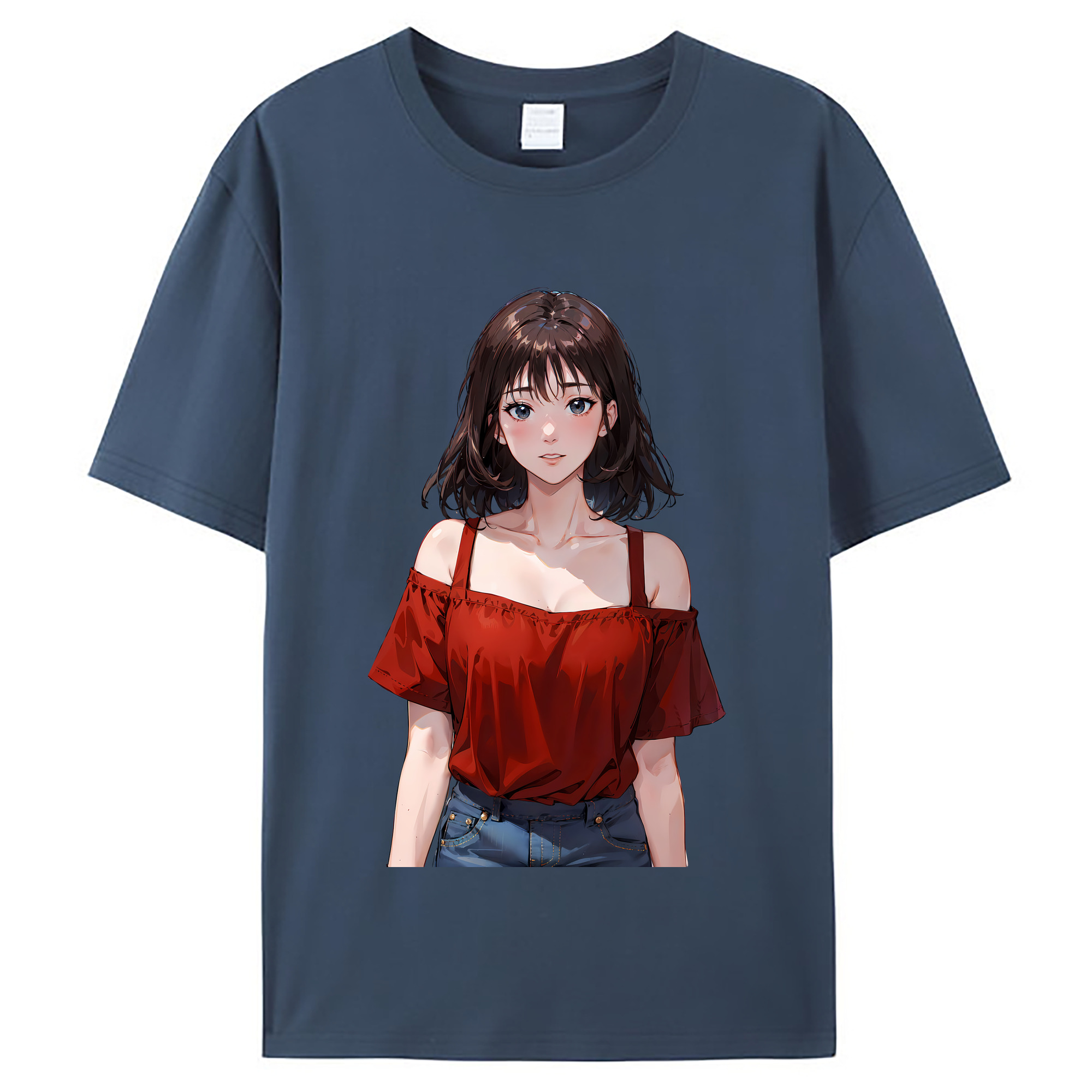 （画像用） SLAM DUNK／スラムダンク レディースカジュアルプリントTシャツ（綿100％）