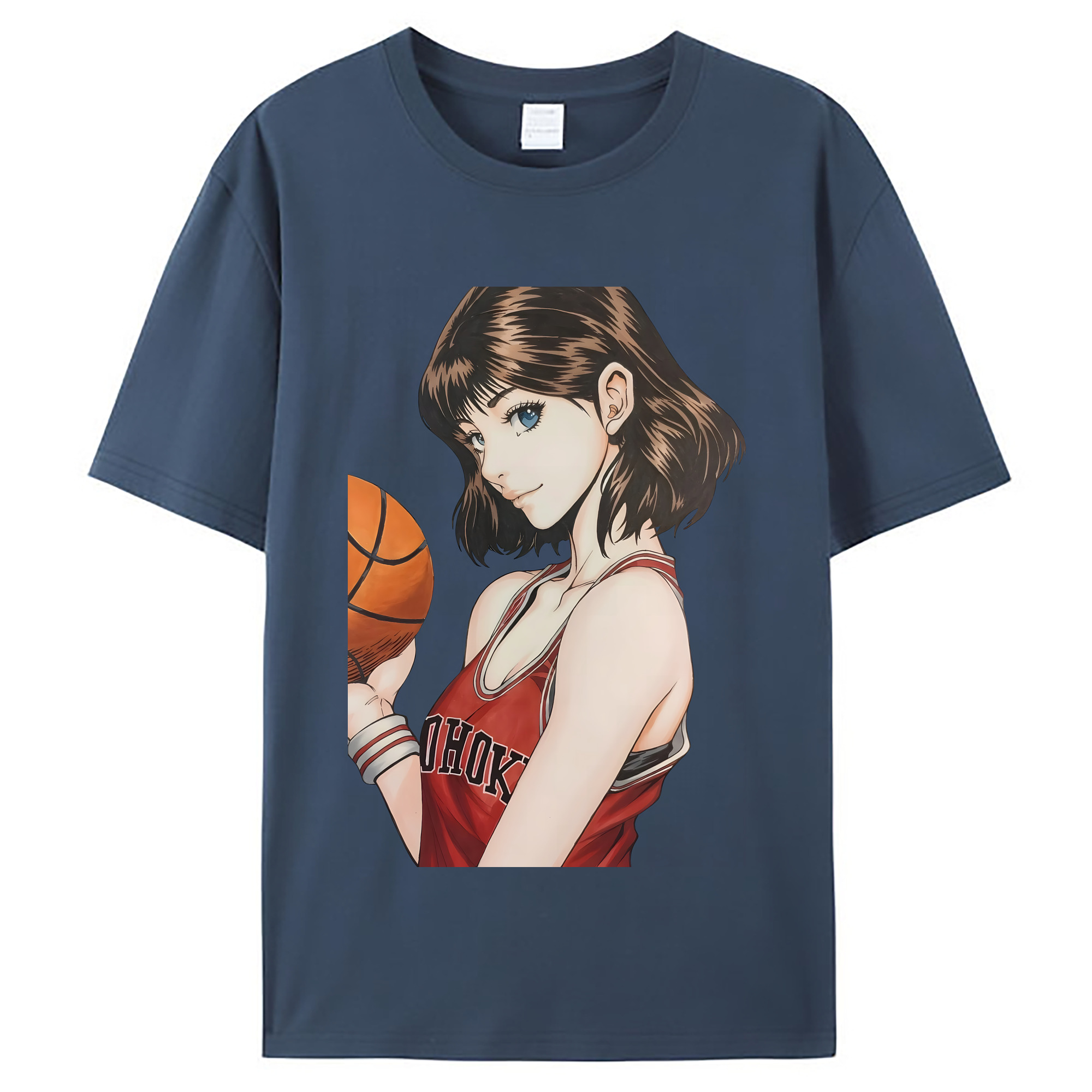 （画像用） SLAM DUNK／スラムダンク レディースカジュアルプリントTシャツ（綿100％）