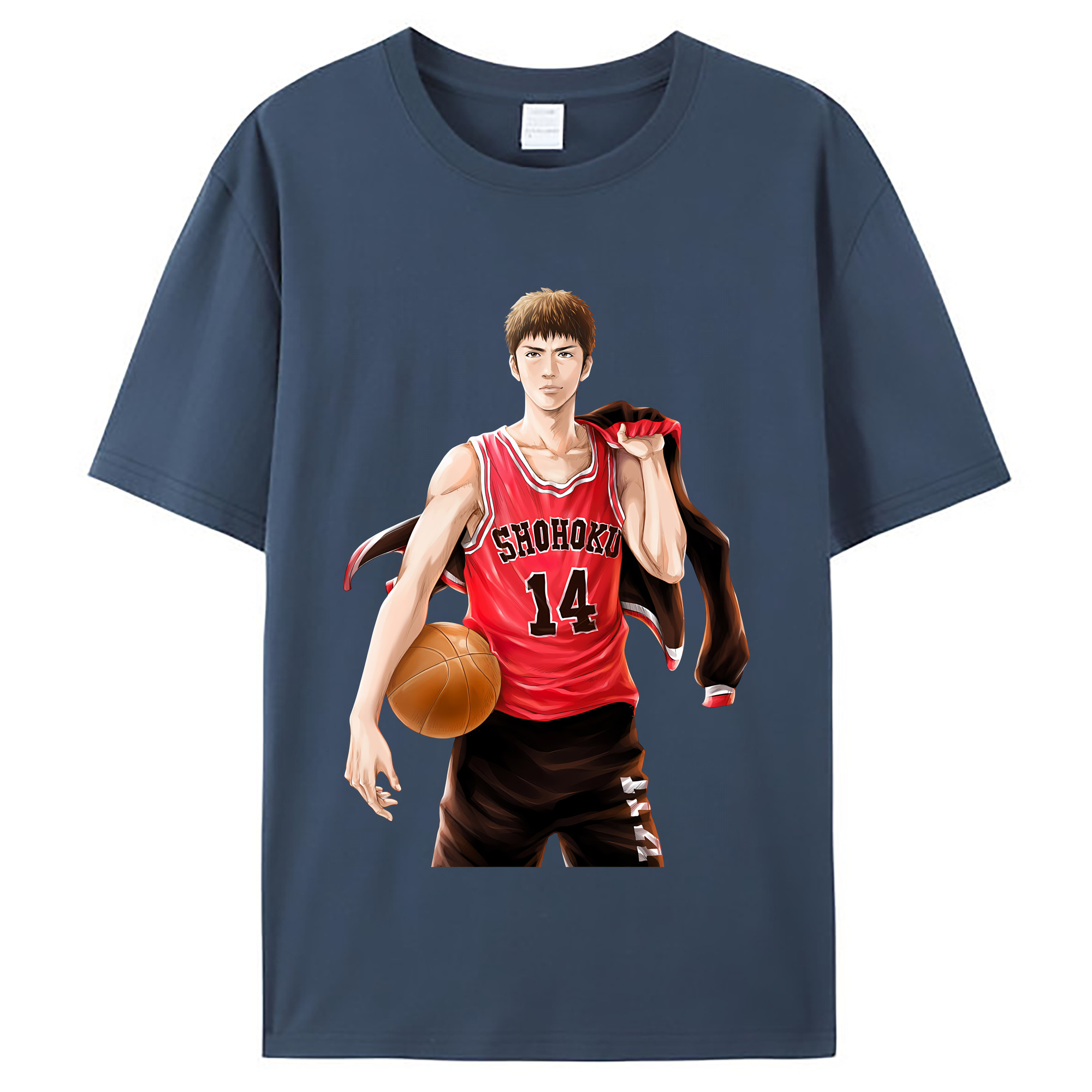 （画像用） SLAM DUNK／スラムダンク レディースカジュアルプリントTシャツ（綿100％）