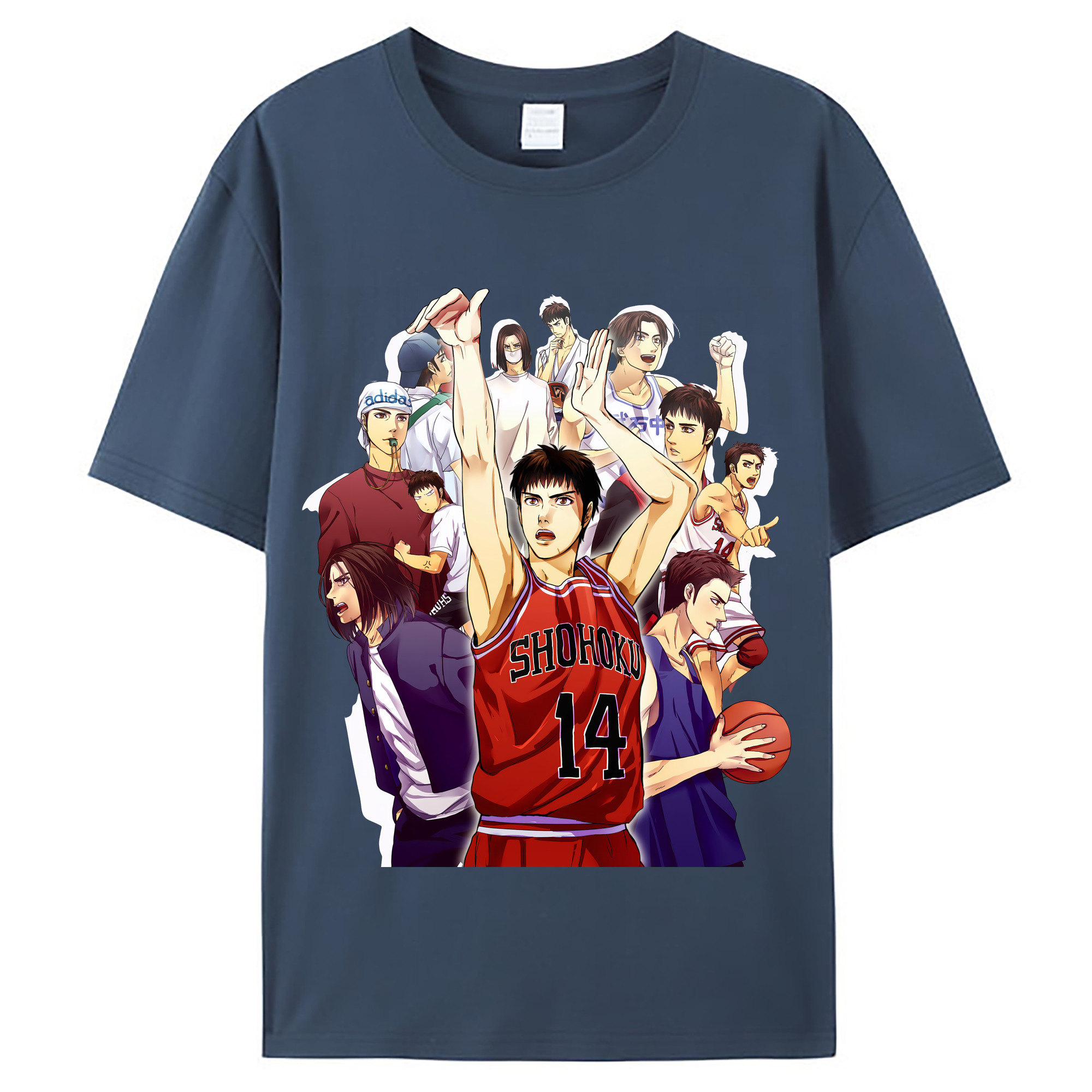 （画像用） SLAM DUNK／スラムダンク レディースカジュアルプリントTシャツ（綿100％）