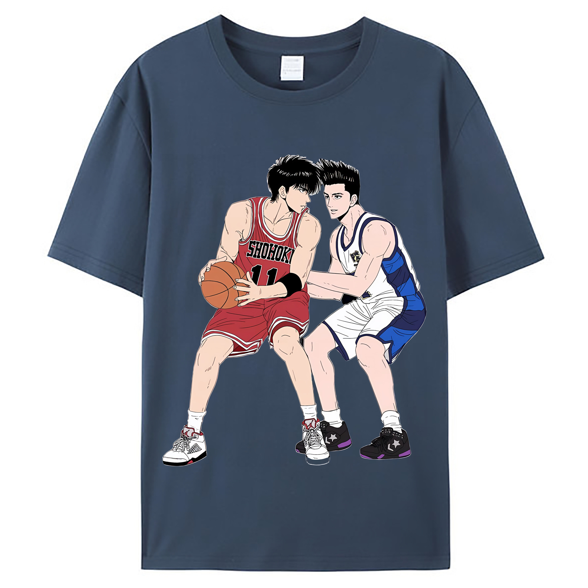 （画像用） SLAM DUNK／スラムダンク レディースカジュアルプリントTシャツ（綿100％）