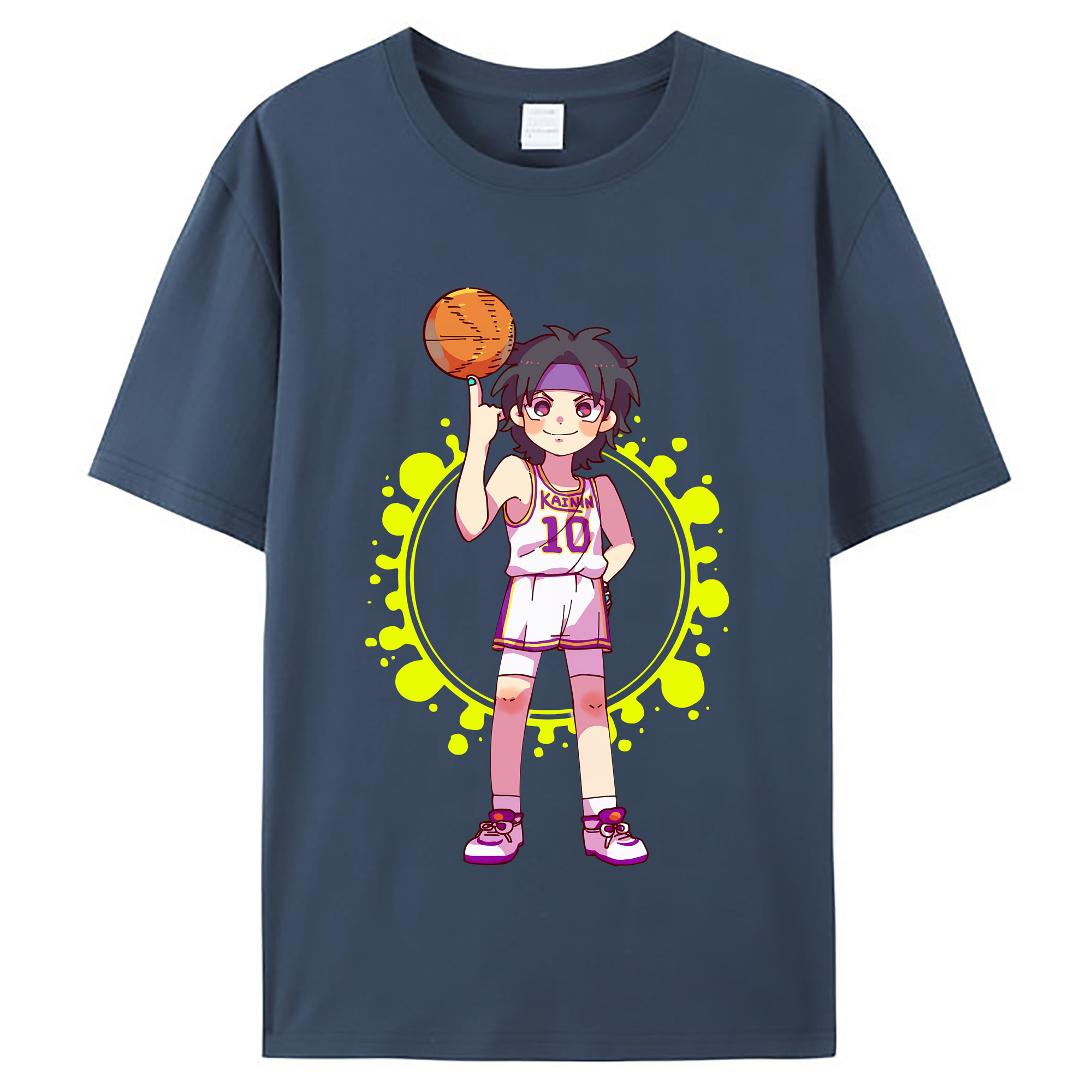 （画像用） SLAM DUNK／スラムダンク レディースカジュアルプリントTシャツ（綿100％）