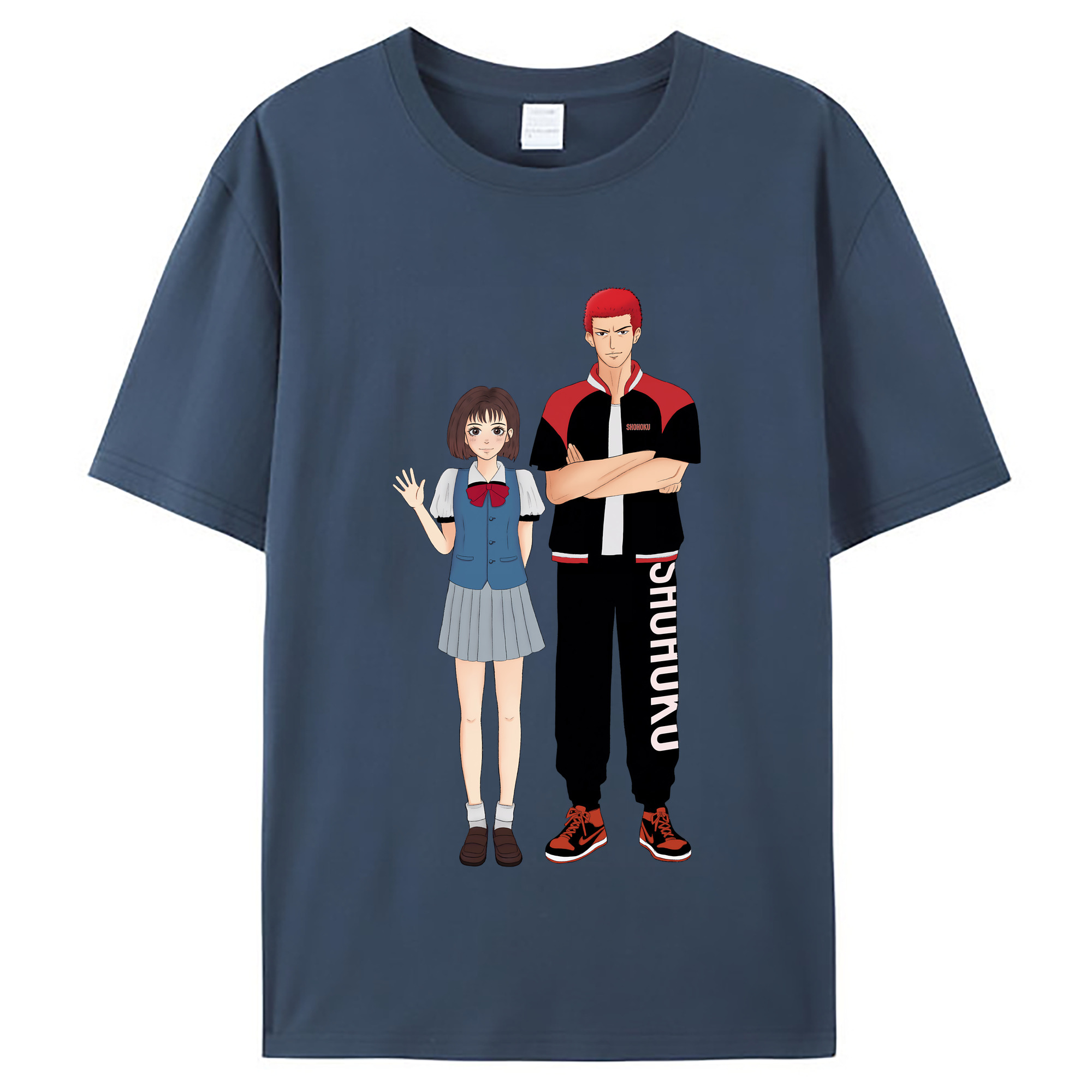 （画像用） SLAM DUNK／スラムダンク レディースカジュアルプリントTシャツ（綿100％）