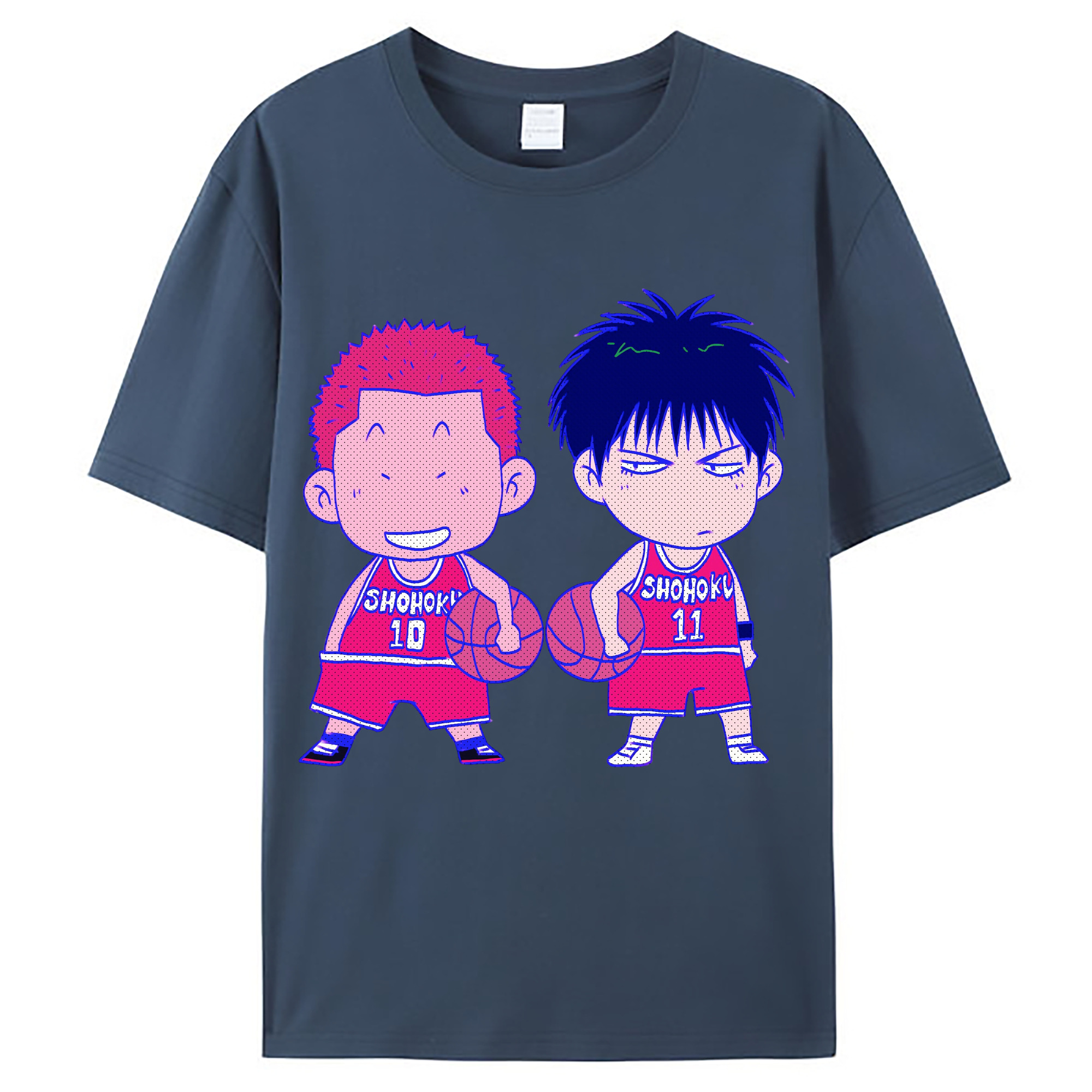 （画像用） SLAM DUNK／スラムダンク レディースカジュアルプリントTシャツ（綿100％）