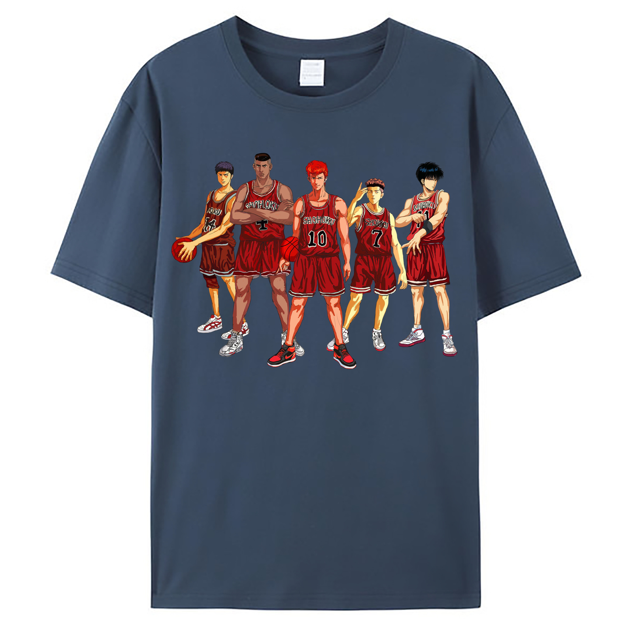 （画像用） SLAM DUNK／スラムダンク レディースカジュアルプリントTシャツ（綿100％）