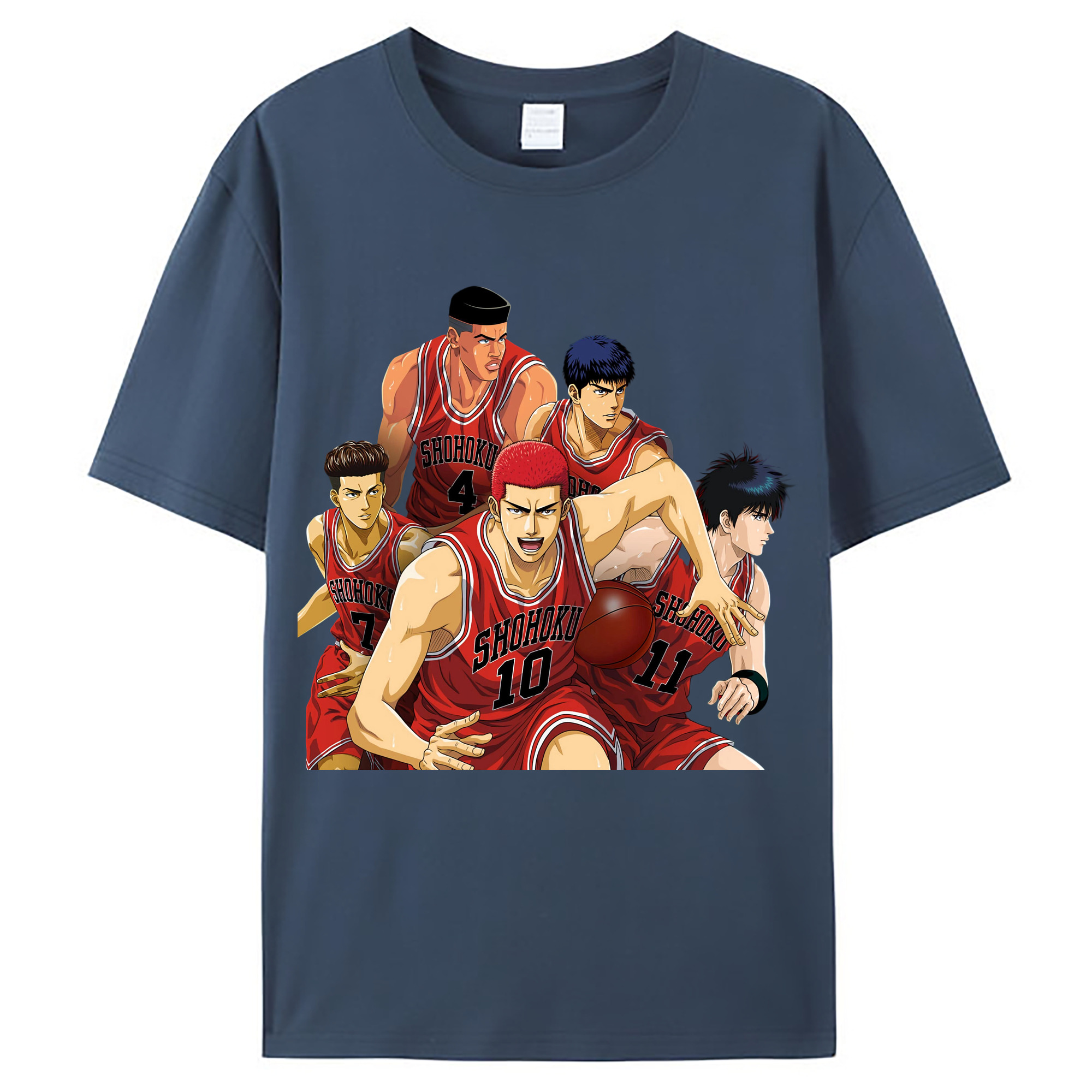 （画像用） SLAM DUNK／スラムダンク レディースカジュアルプリントTシャツ（綿100％）