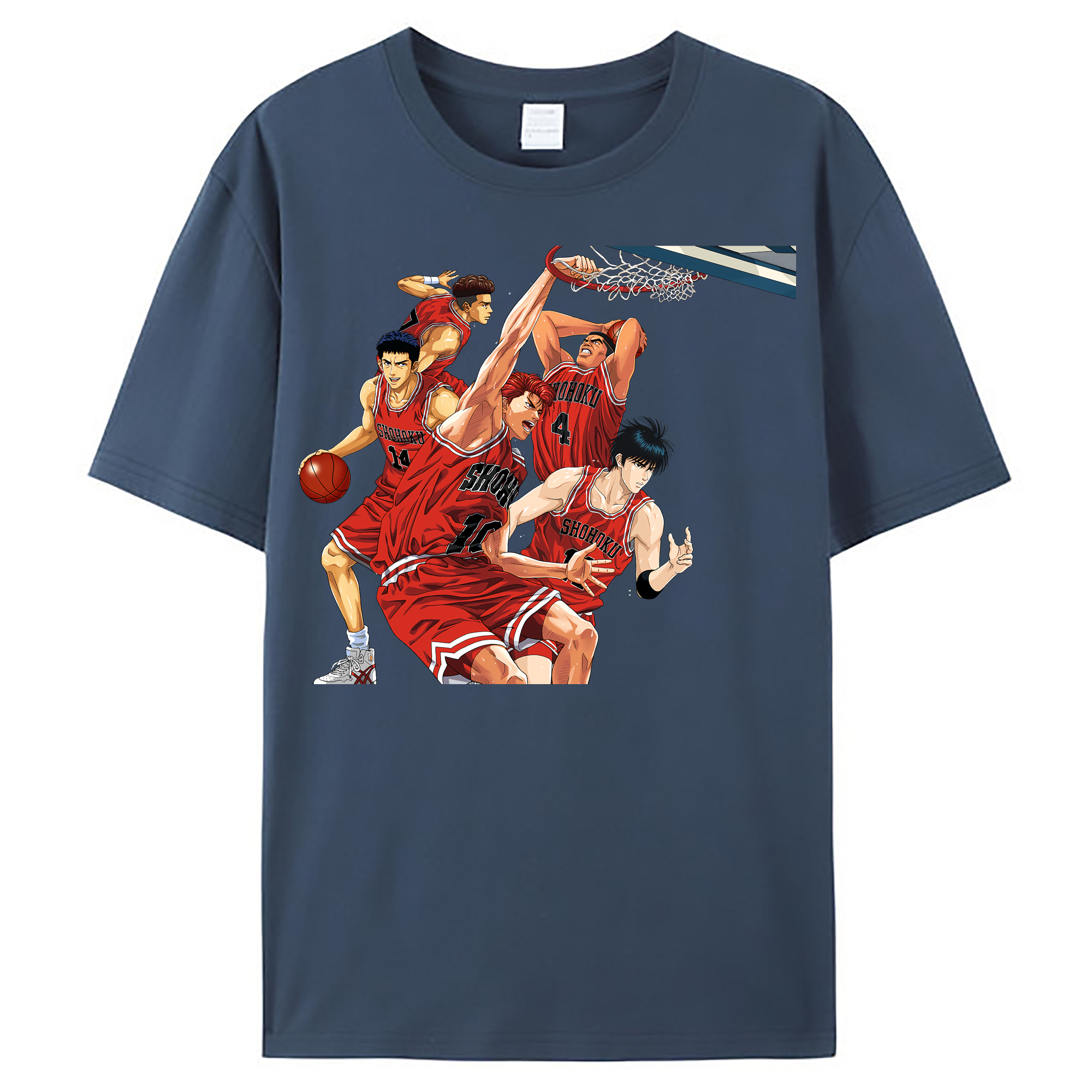 （画像用） SLAM DUNK／スラムダンク レディースカジュアルプリントTシャツ（綿100％）