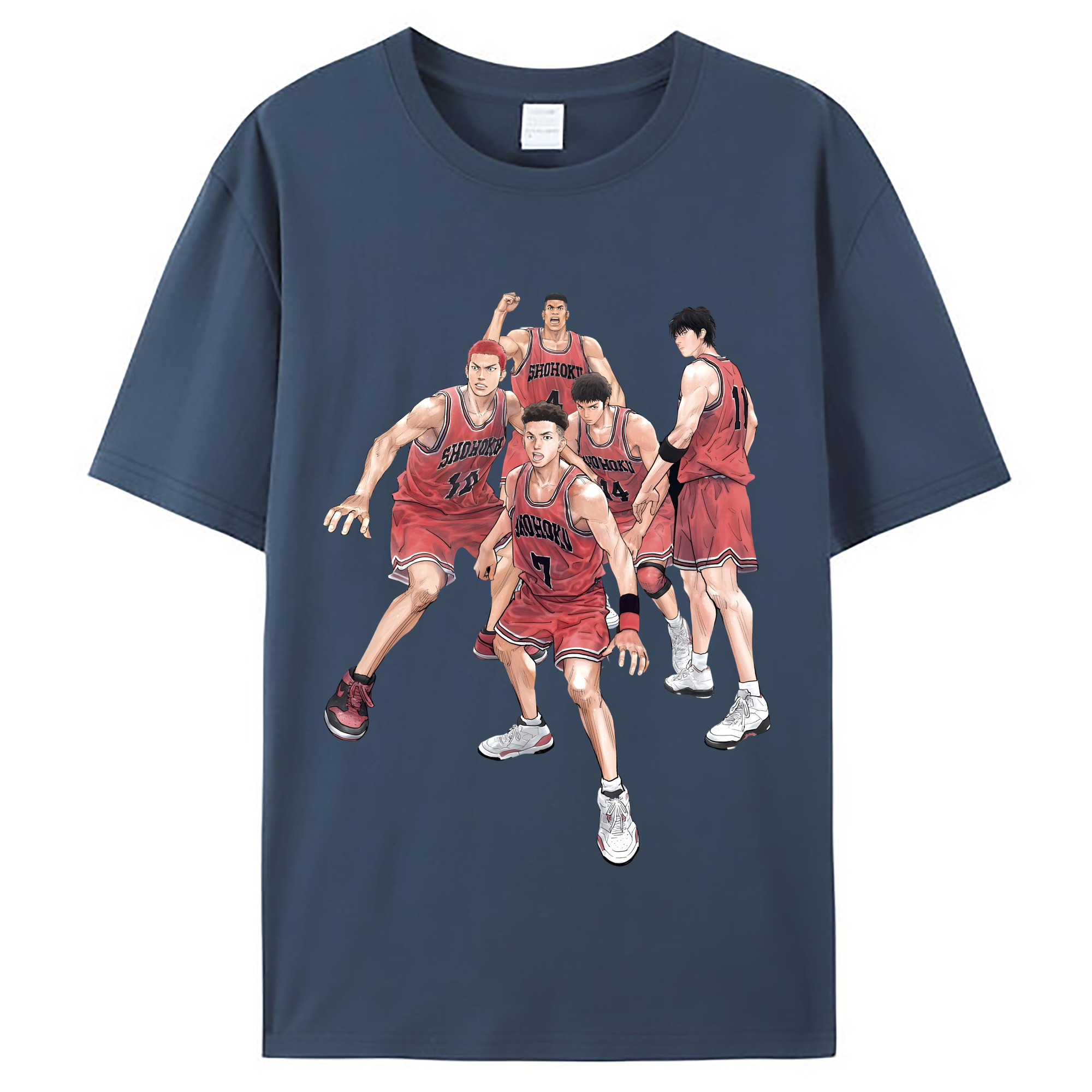 （画像用） SLAM DUNK／スラムダンク レディースカジュアルプリントTシャツ（綿100％）