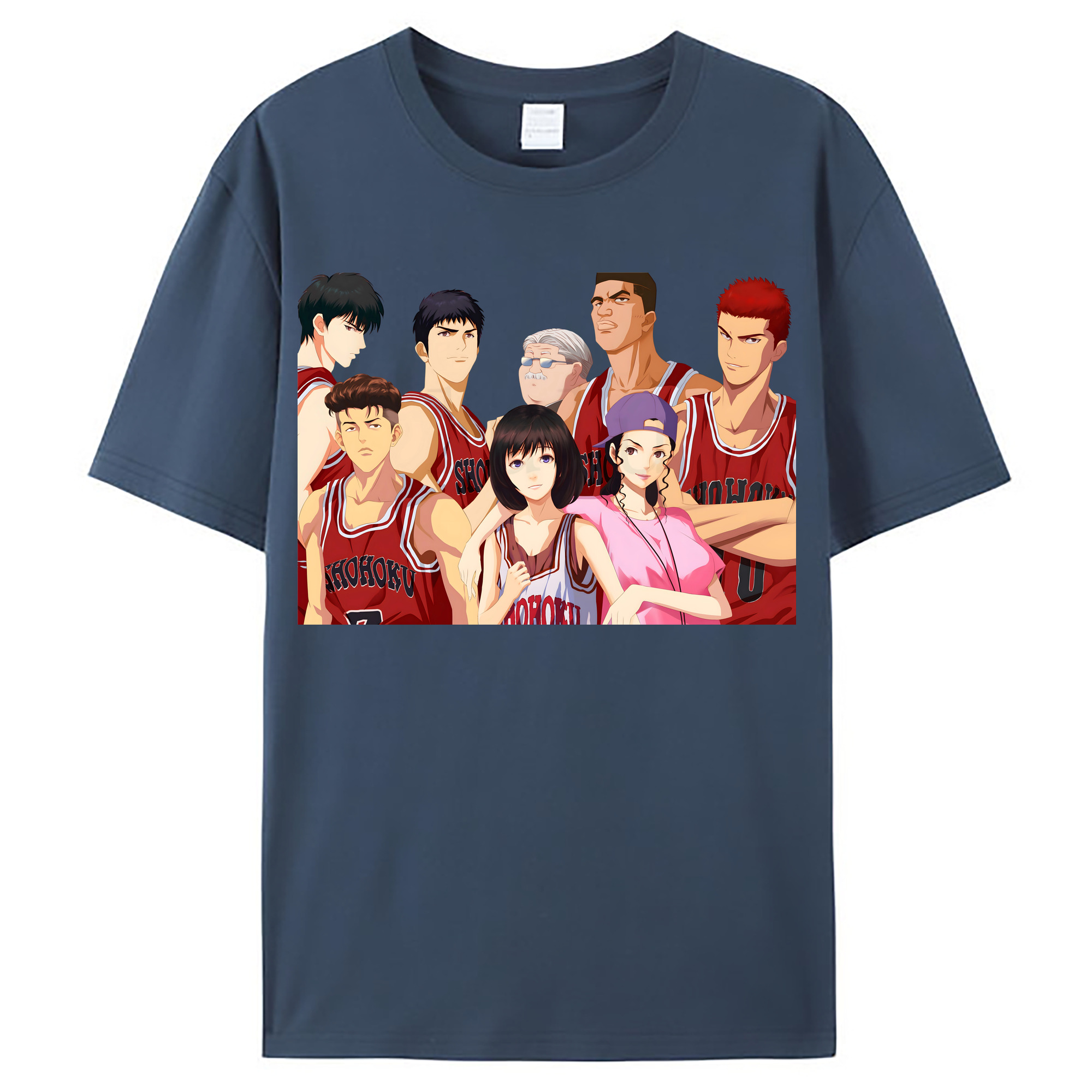 （画像用） SLAM DUNK／スラムダンク レディースカジュアルプリントTシャツ（綿100％）