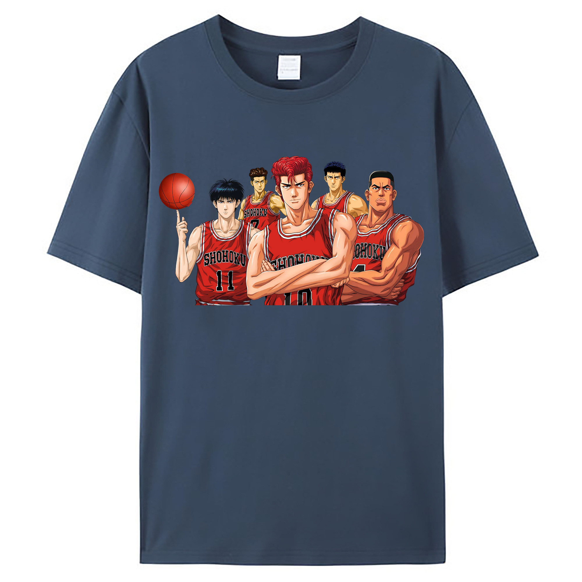 （画像用） SLAM DUNK／スラムダンク レディースカジュアルプリントTシャツ（綿100％）