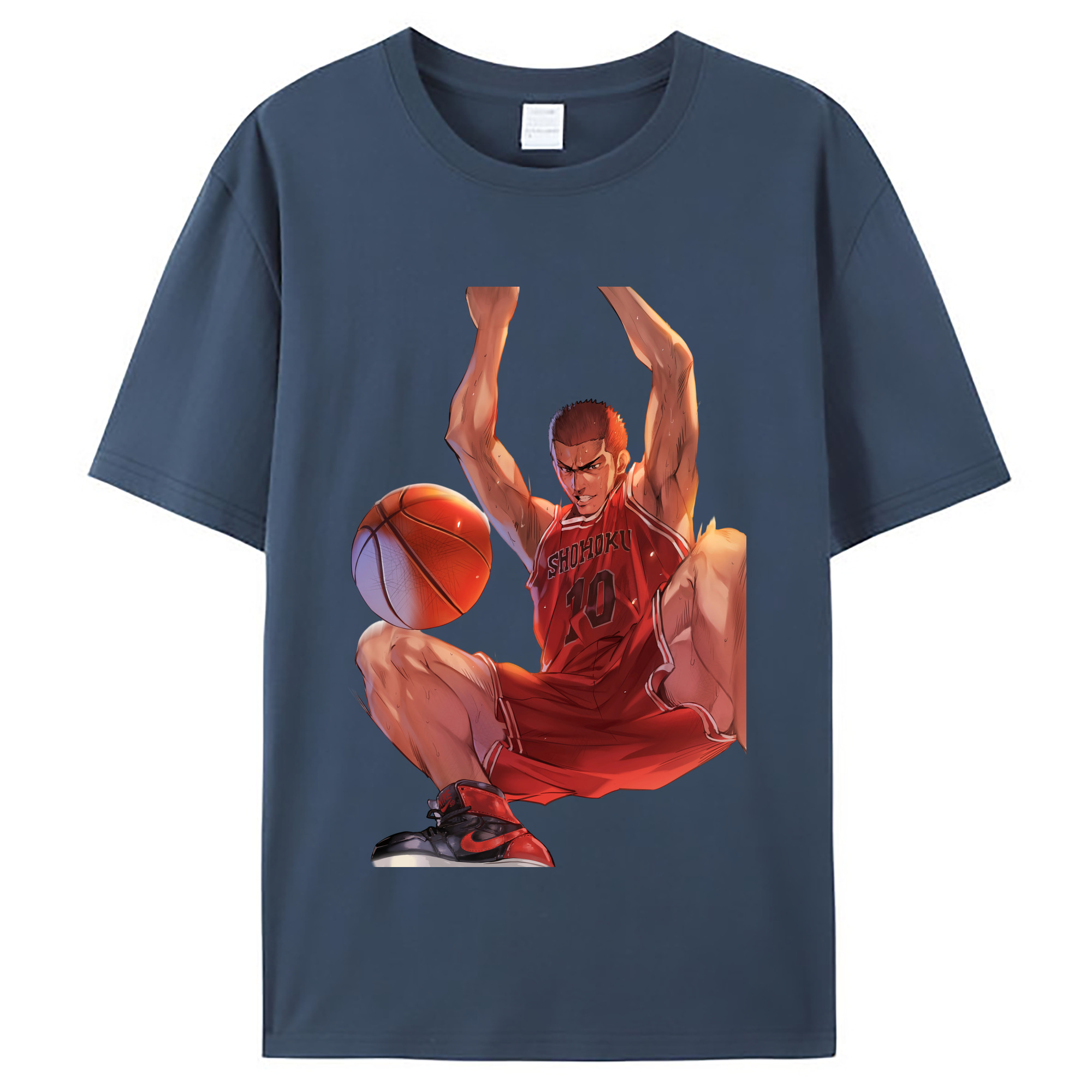 （画像用） SLAM DUNK／スラムダンク レディースカジュアルプリントTシャツ（綿100％）
