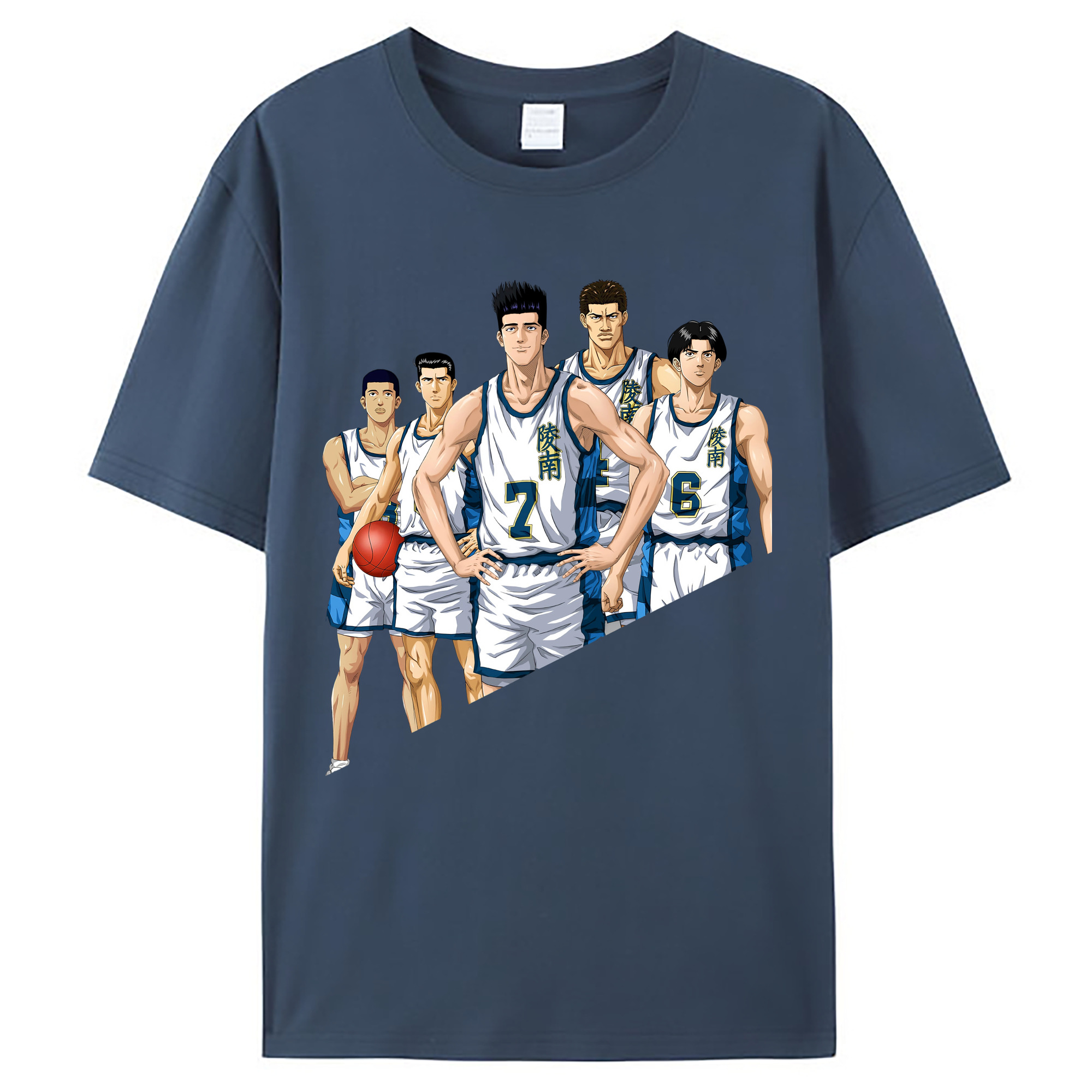 （画像用） SLAM DUNK／スラムダンク レディースカジュアルプリントTシャツ（綿100％）