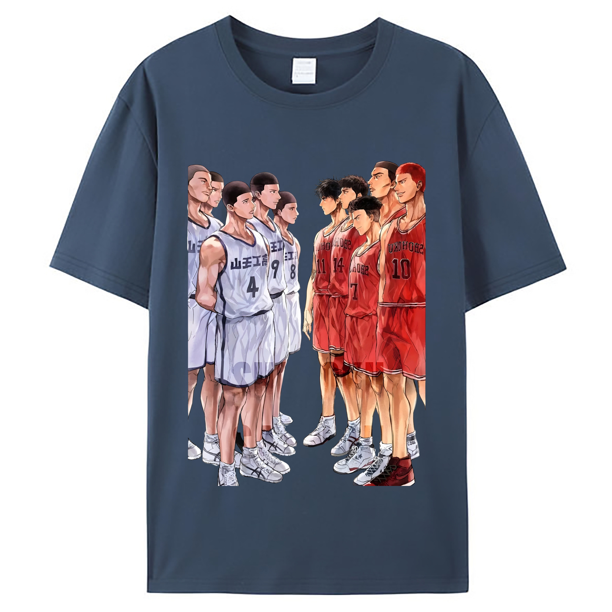 （画像用） SLAM DUNK／スラムダンク レディースカジュアルプリントTシャツ（綿100％）