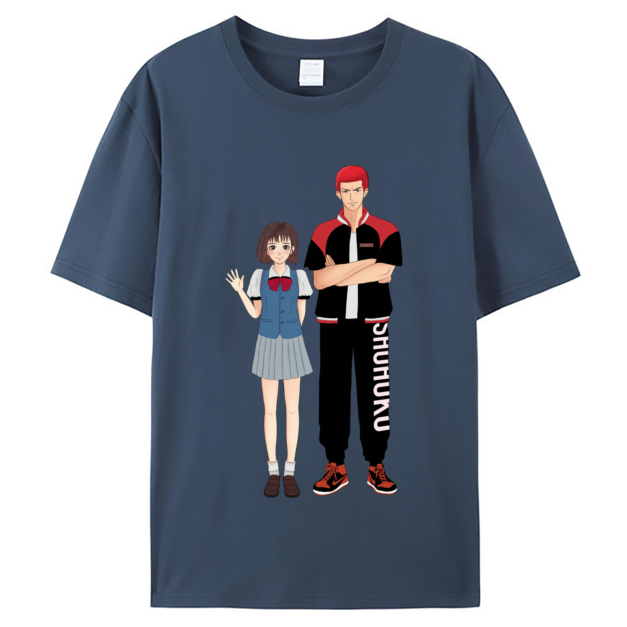 （画像用） SLAM DUNK／スラムダンク レディースカジュアルプリントTシャツ（綿100％）