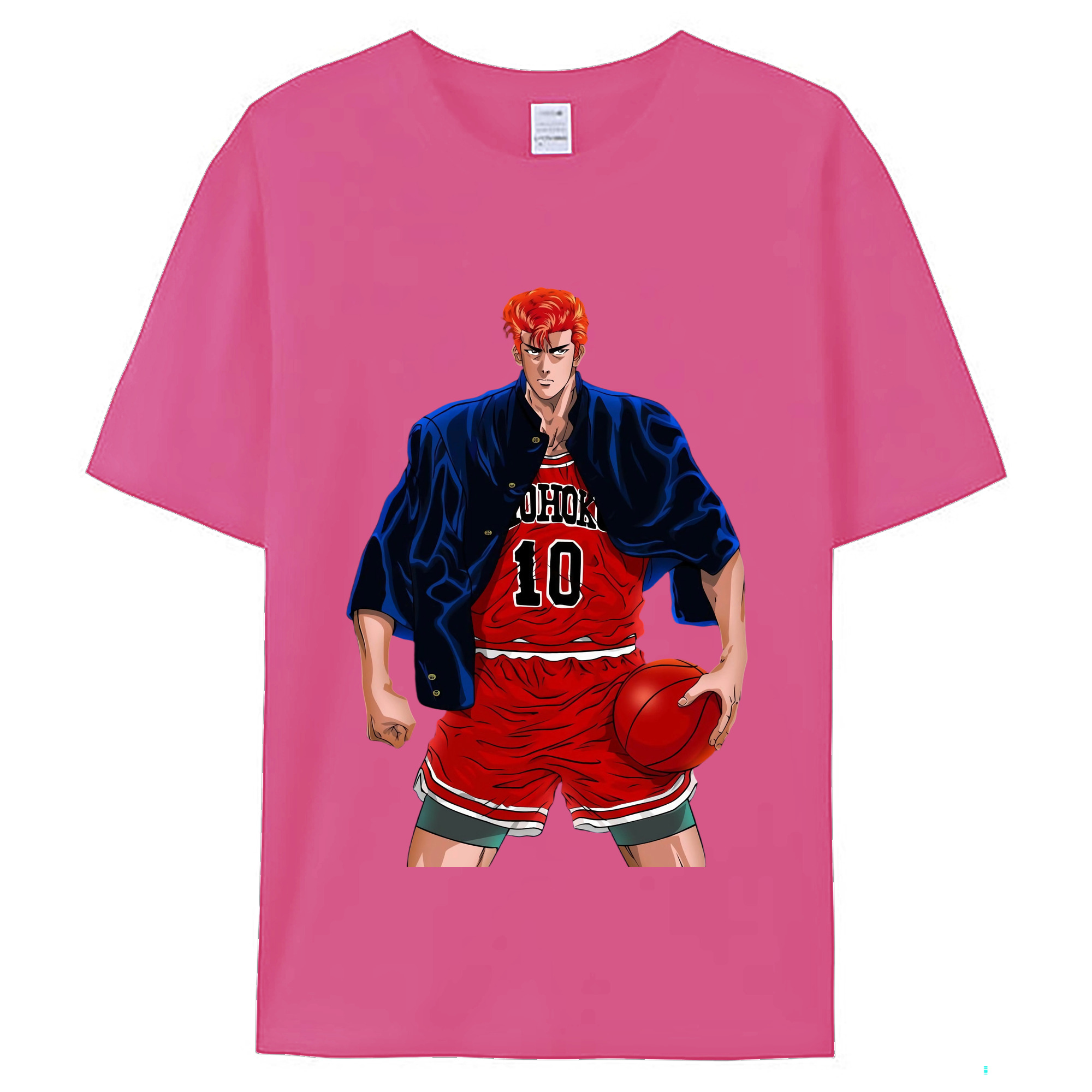 （画像用） SLAM DUNK／スラムダンク レディースカジュアルプリントTシャツ（綿100％）
