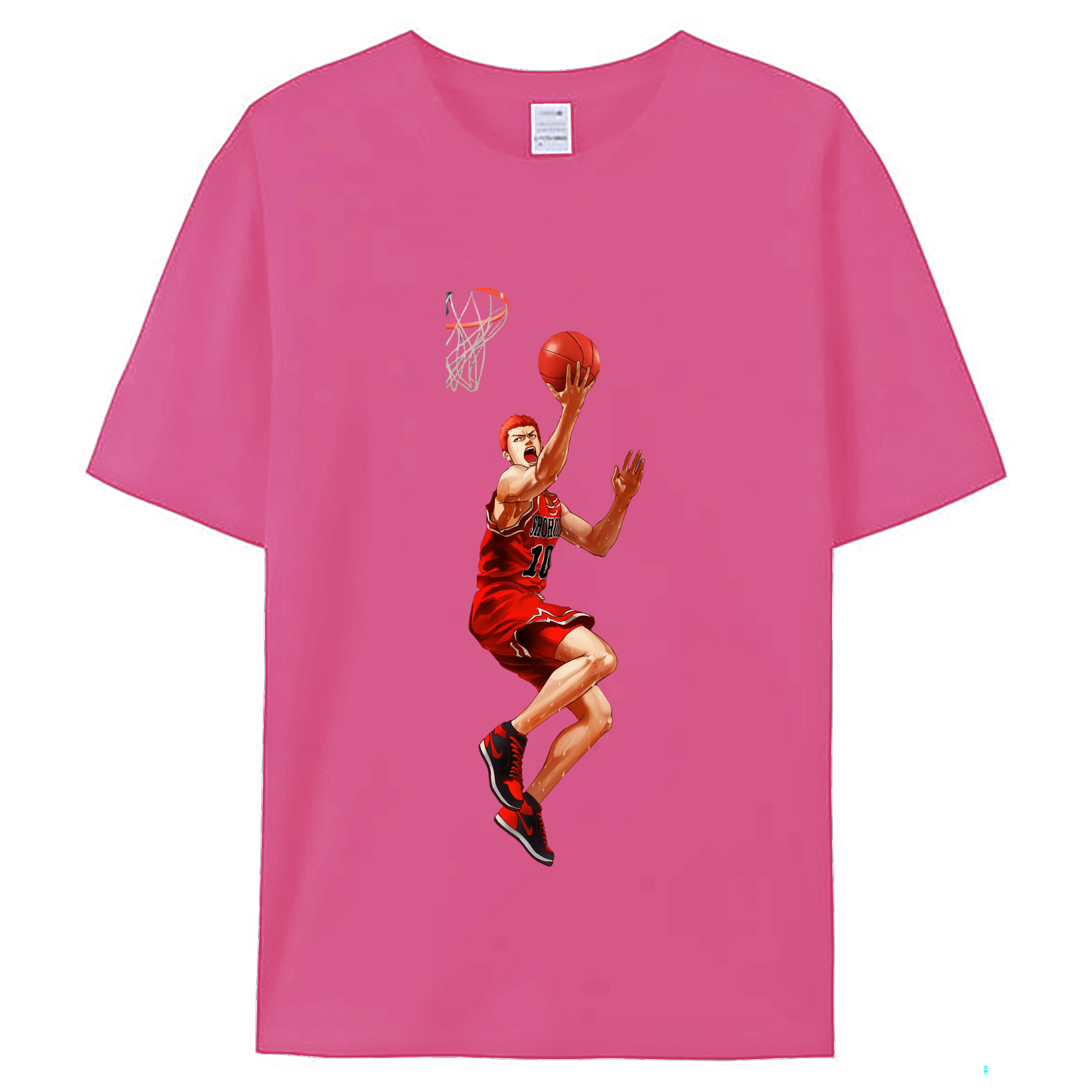 （画像用） SLAM DUNK／スラムダンク レディースカジュアルプリントTシャツ（綿100％）