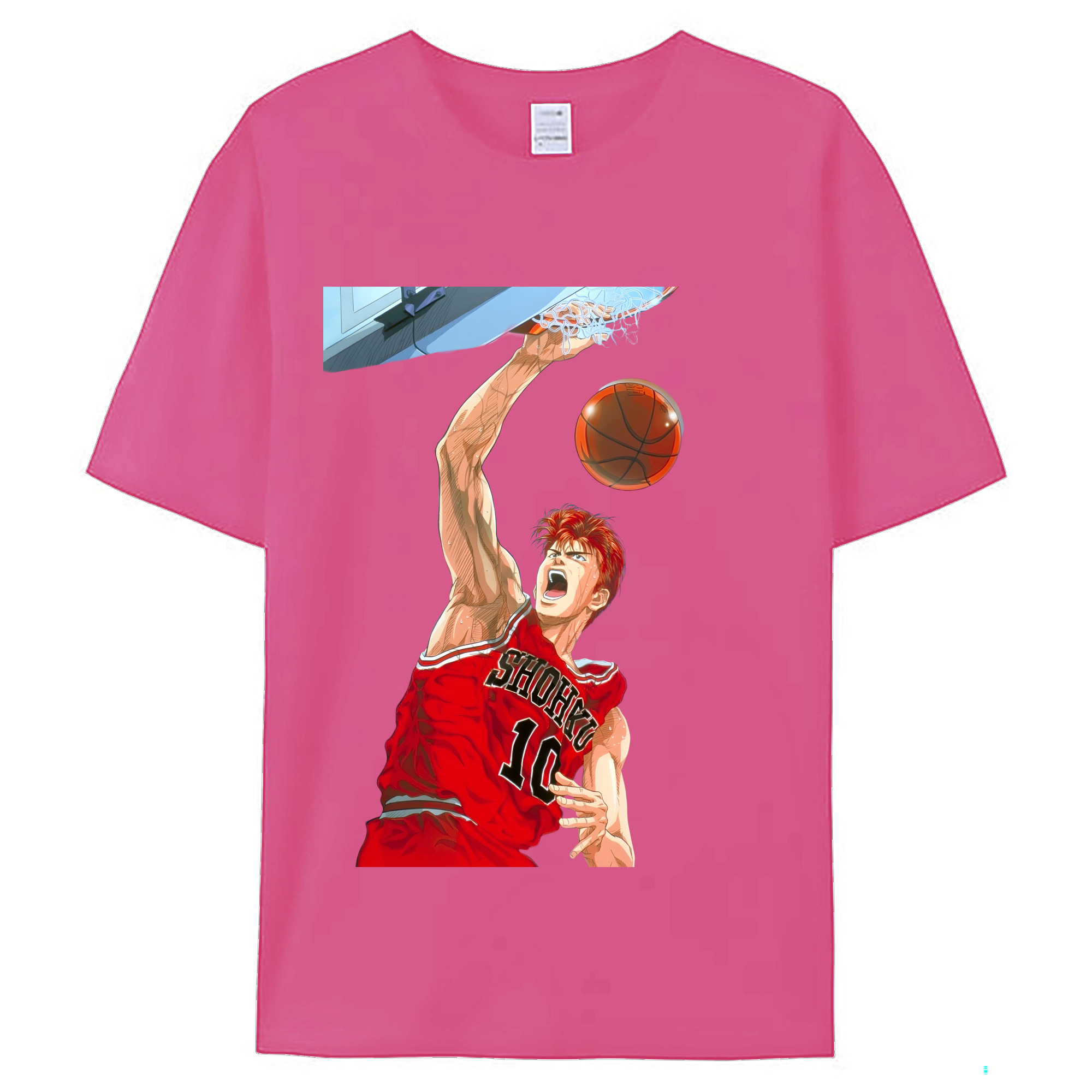 （画像用） SLAM DUNK／スラムダンク レディースカジュアルプリントTシャツ（綿100％）