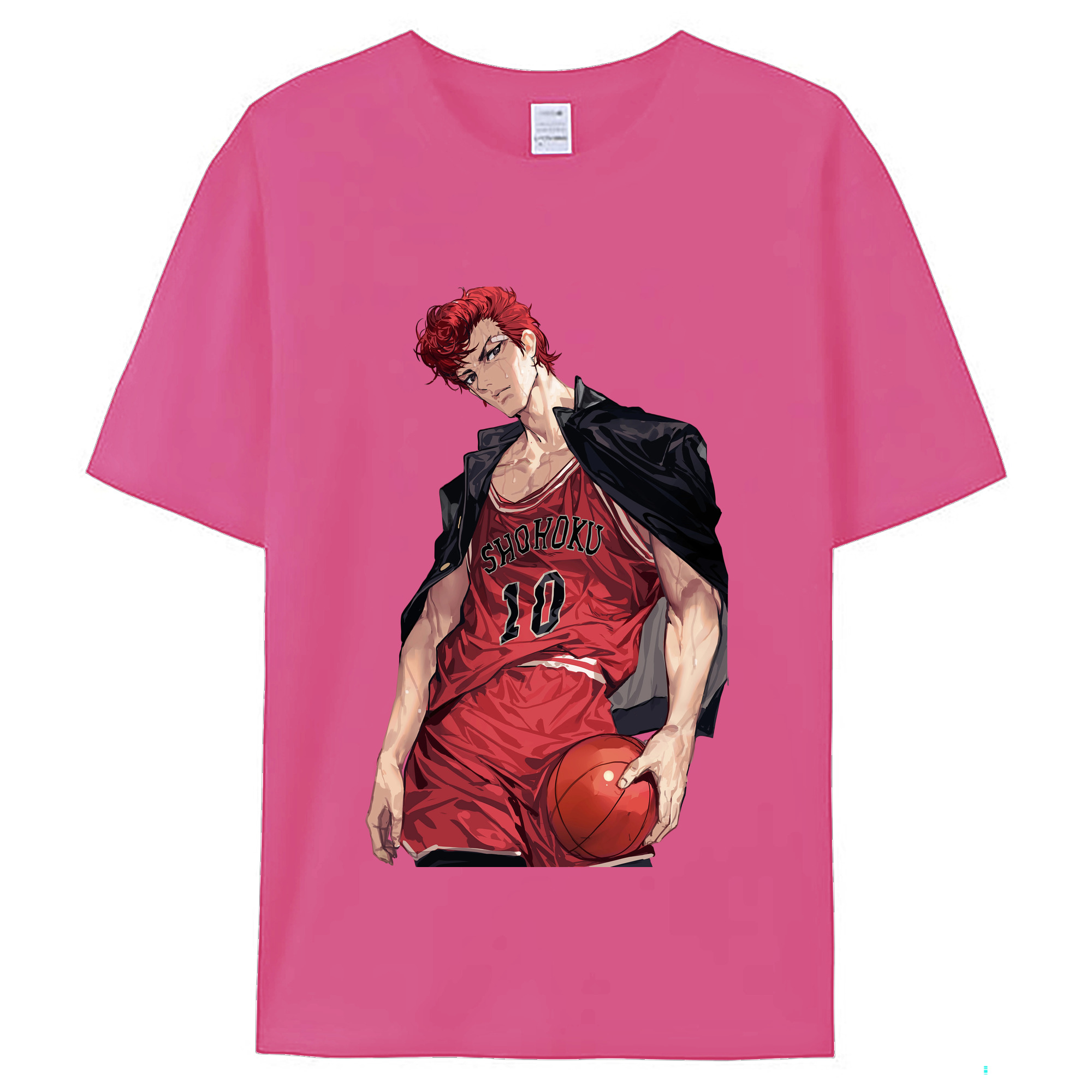 （画像用） SLAM DUNK／スラムダンク レディースカジュアルプリントTシャツ（綿100％）