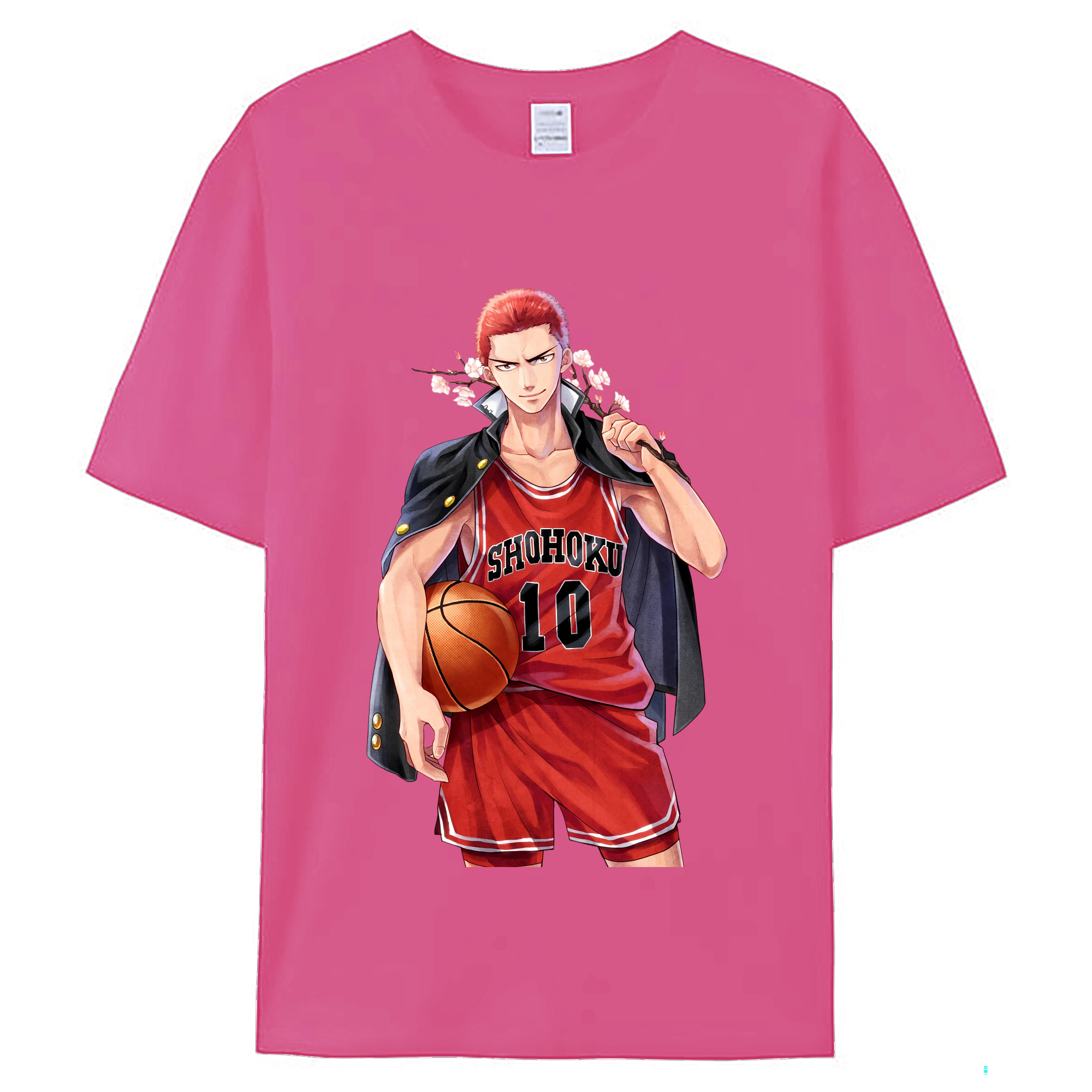 （画像用） SLAM DUNK／スラムダンク レディースカジュアルプリントTシャツ（綿100％）