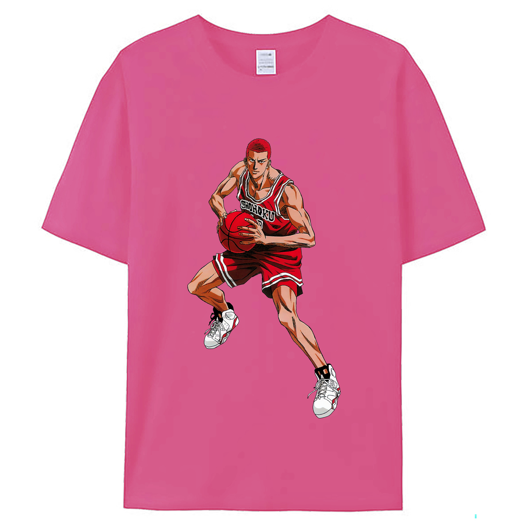 （画像用） SLAM DUNK／スラムダンク レディースカジュアルプリントTシャツ（綿100％）