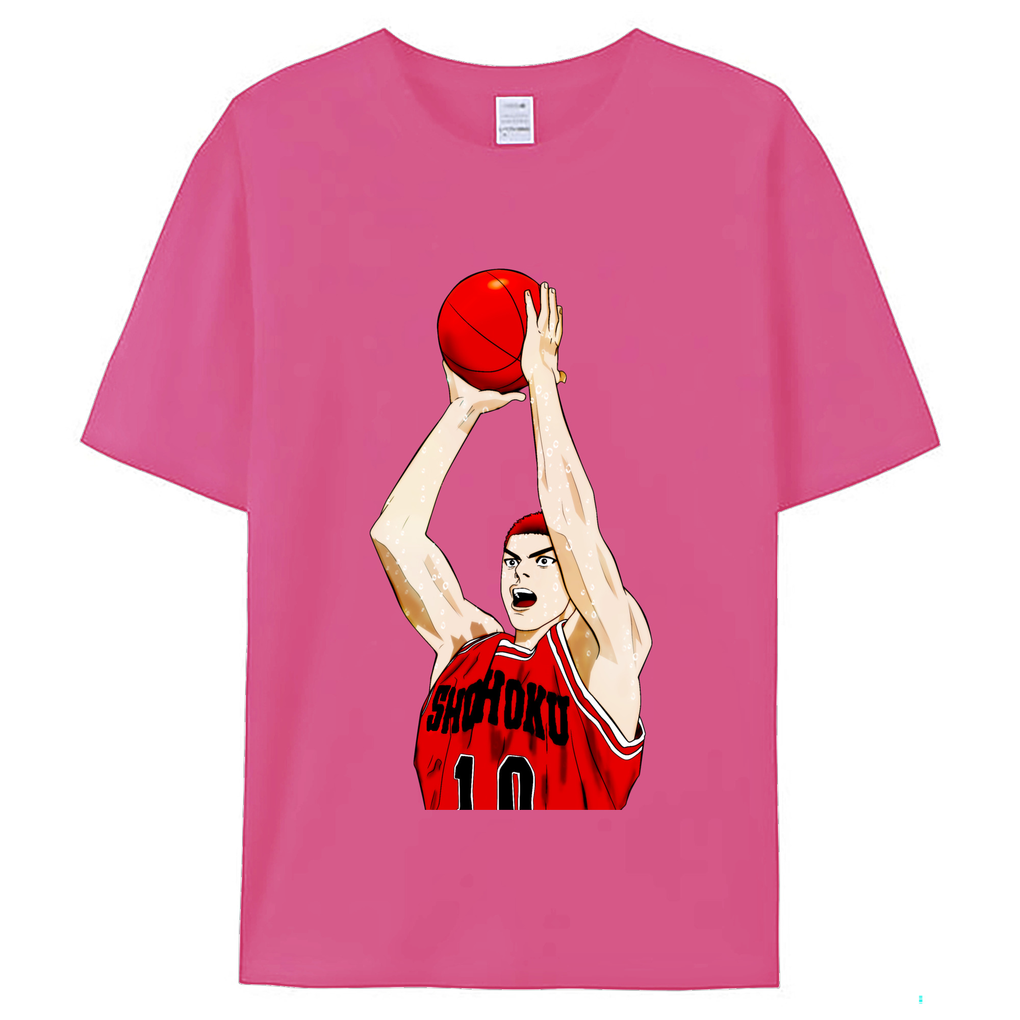 （画像用） SLAM DUNK／スラムダンク レディースカジュアルプリントTシャツ（綿100％）