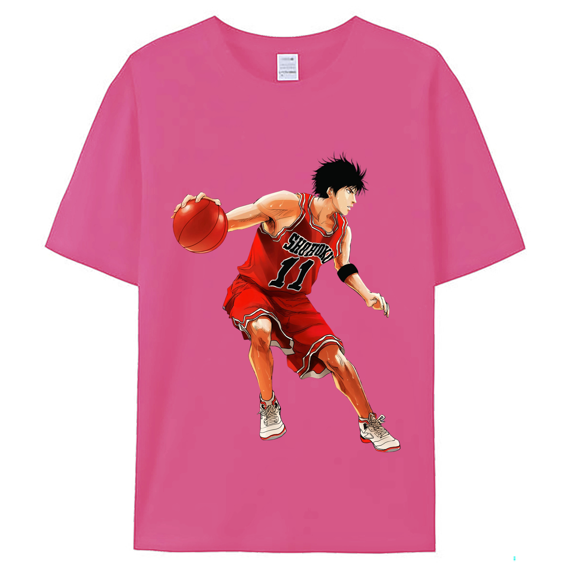 （画像用） SLAM DUNK／スラムダンク レディースカジュアルプリントTシャツ（綿100％）