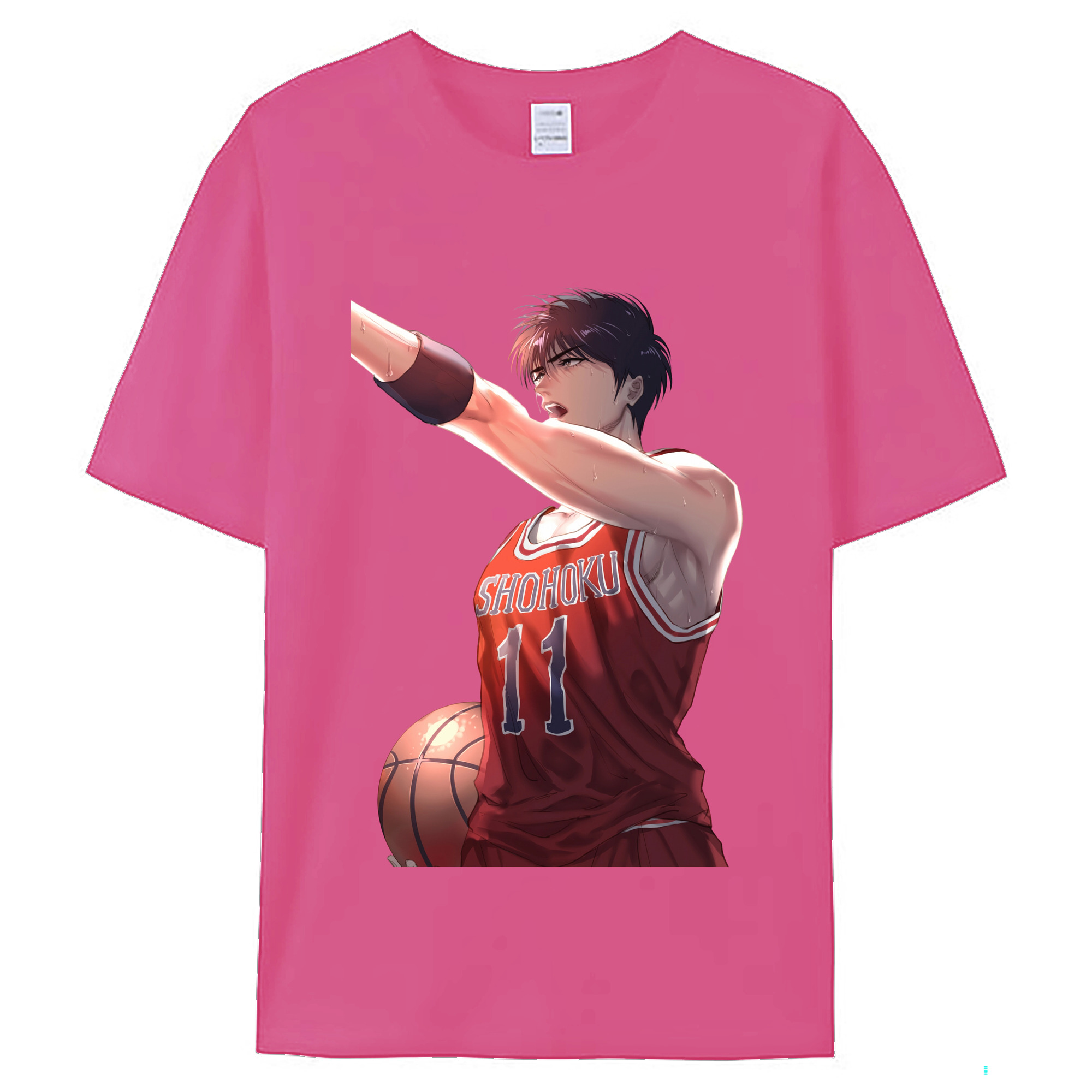 （画像用） SLAM DUNK／スラムダンク レディースカジュアルプリントTシャツ（綿100％）
