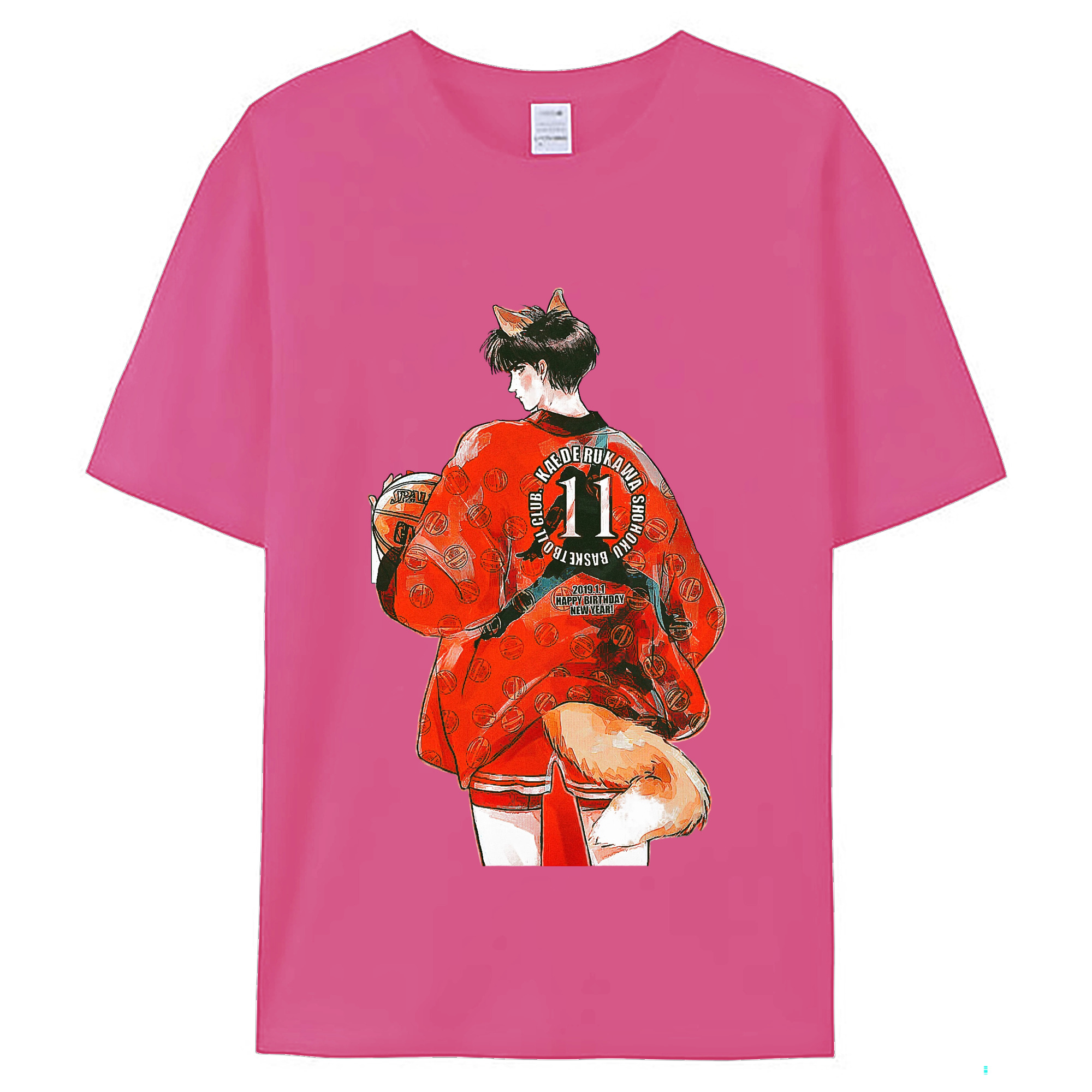 （画像用） SLAM DUNK／スラムダンク レディースカジュアルプリントTシャツ（綿100％）