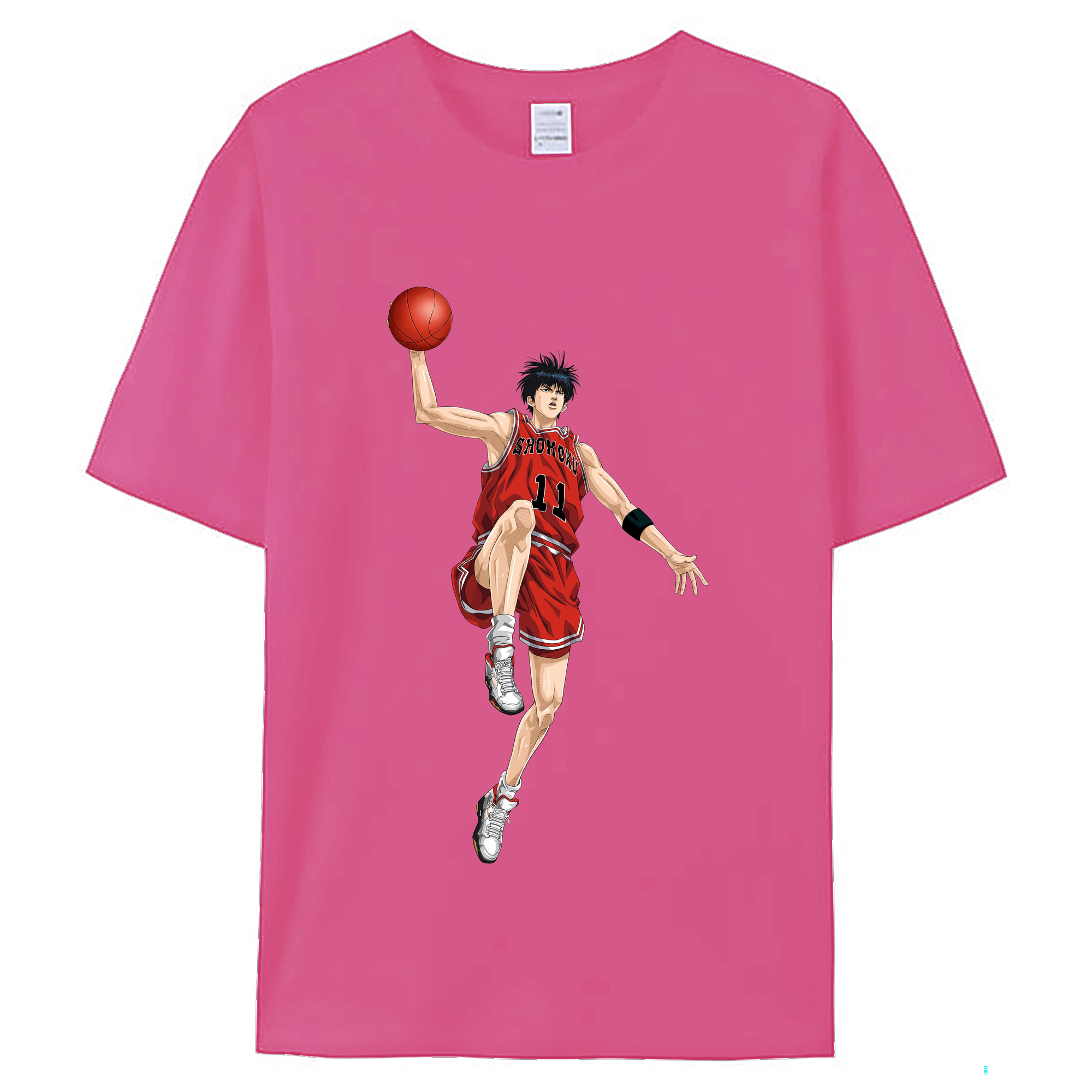 （画像用） SLAM DUNK／スラムダンク レディースカジュアルプリントTシャツ（綿100％）