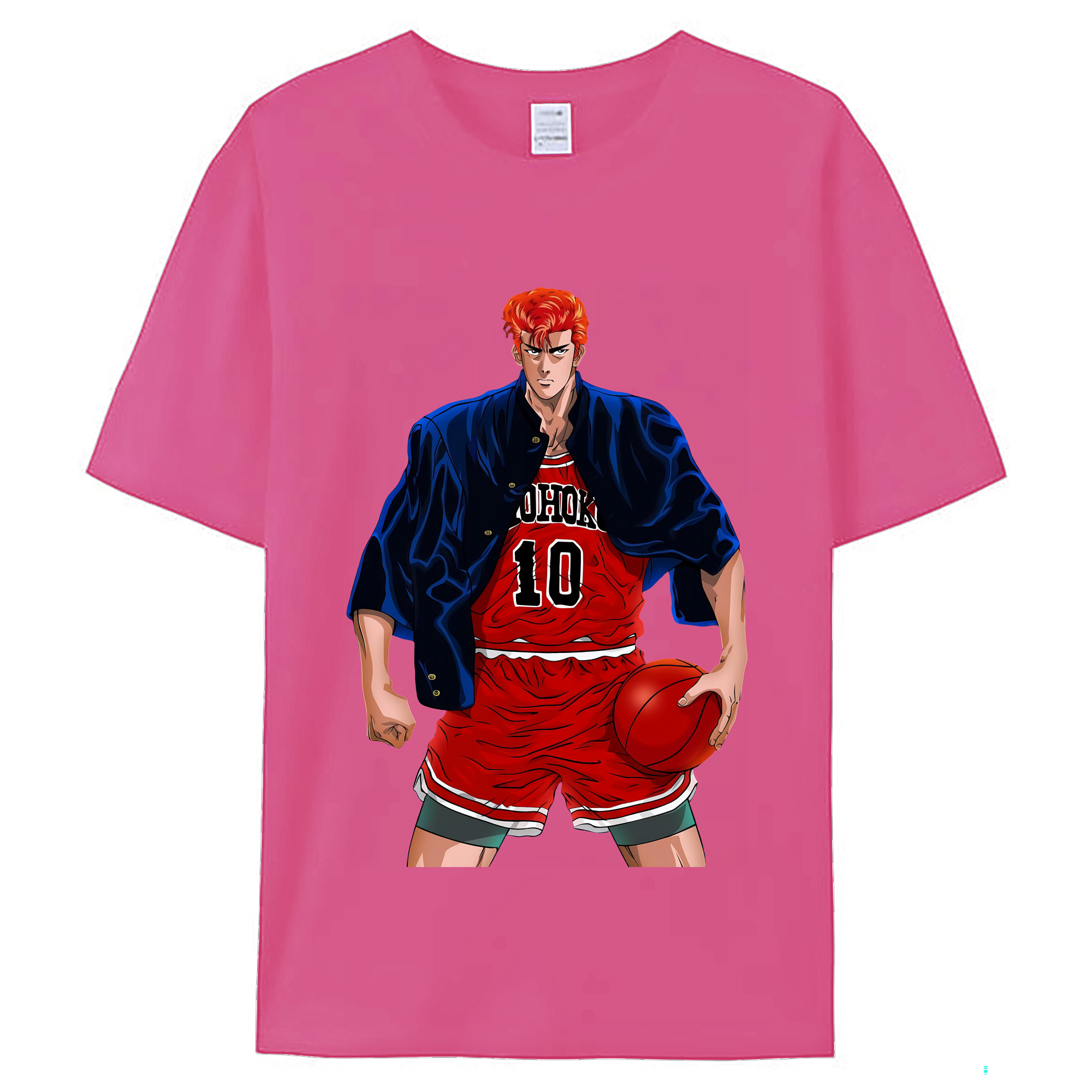 （画像用） SLAM DUNK／スラムダンク レディースカジュアルプリントTシャツ（綿100％）