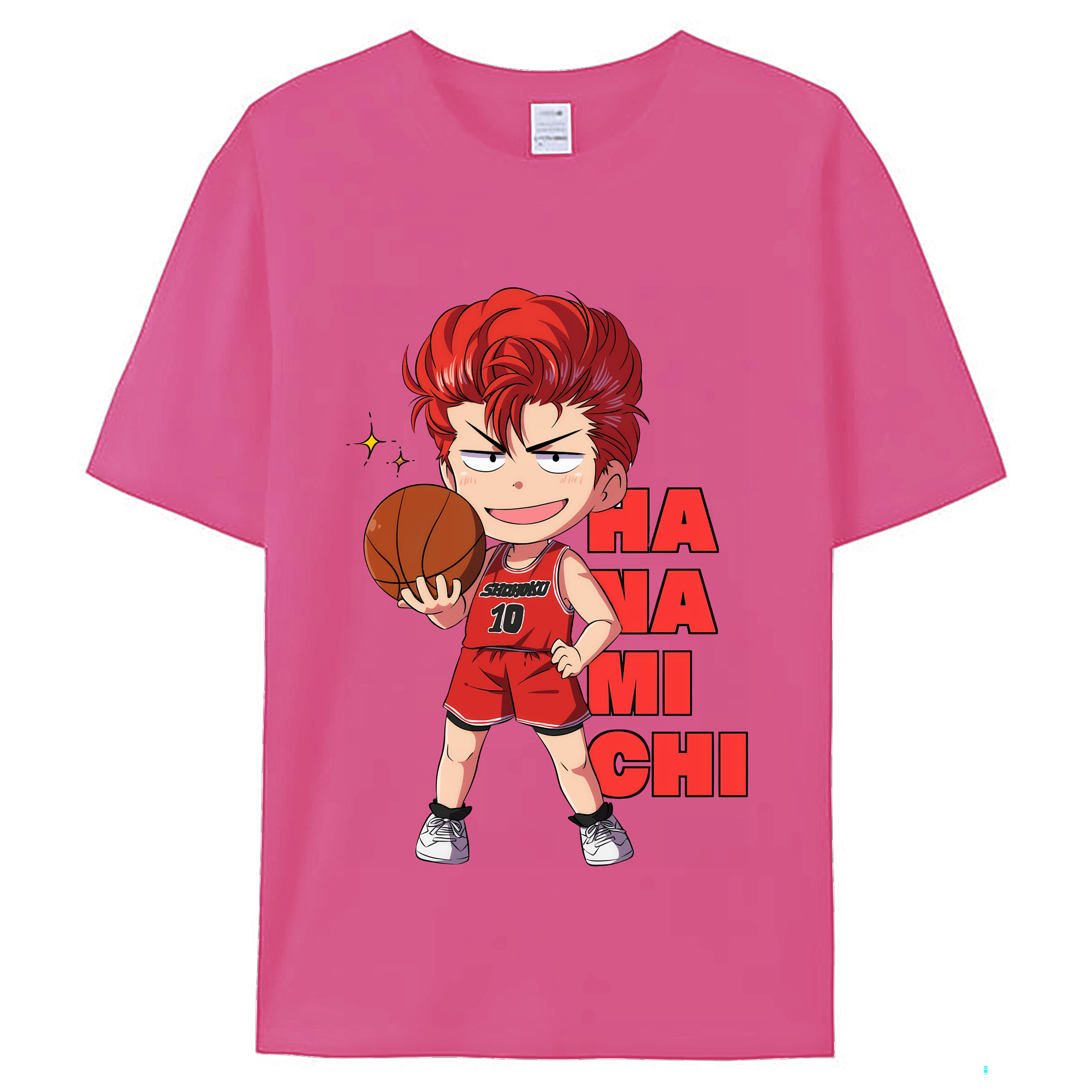 （画像用） SLAM DUNK／スラムダンク レディースカジュアルプリントTシャツ（綿100％）