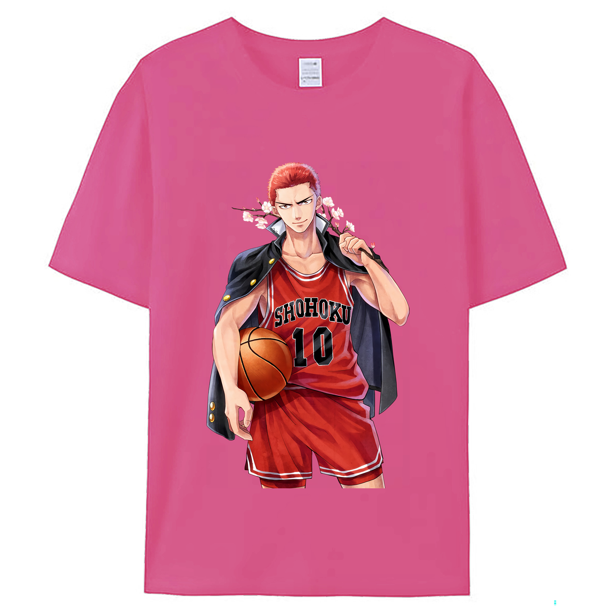 （画像用） SLAM DUNK／スラムダンク レディースカジュアルプリントTシャツ（綿100％）