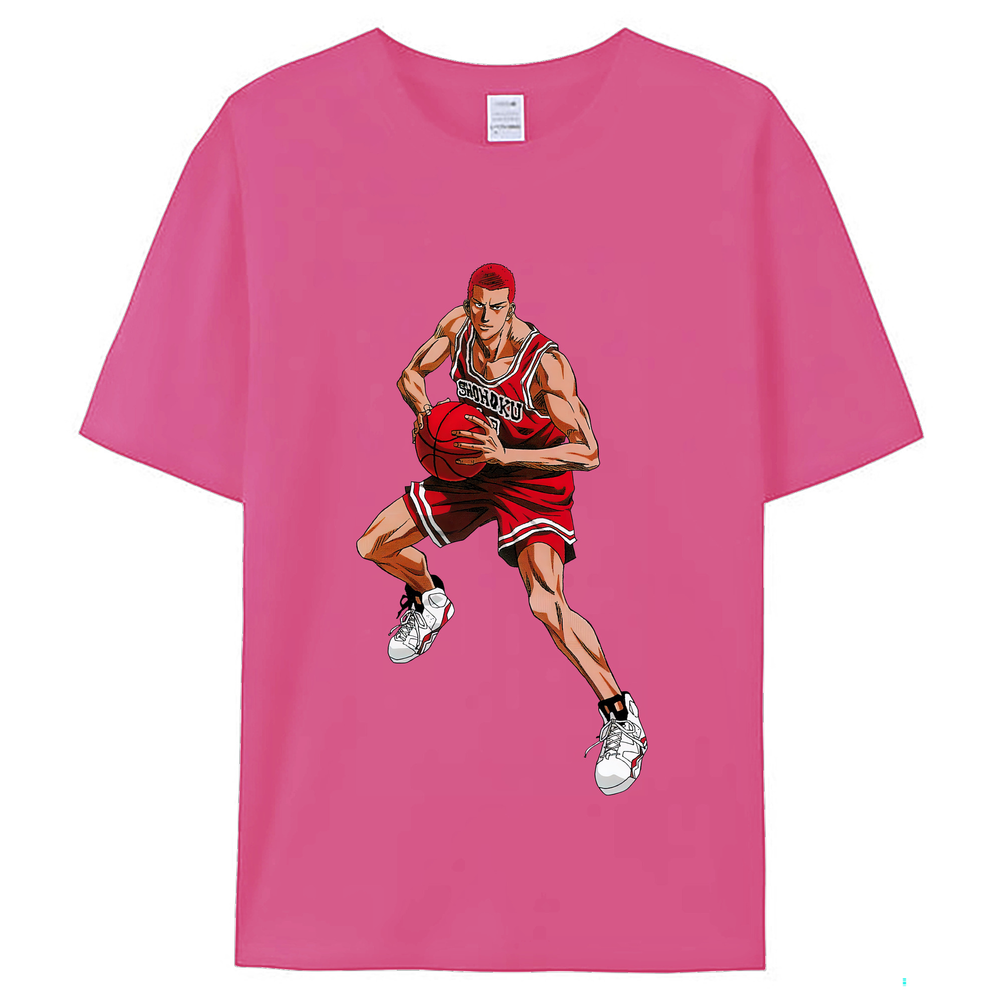 （画像用） SLAM DUNK／スラムダンク レディースカジュアルプリントTシャツ（綿100％）