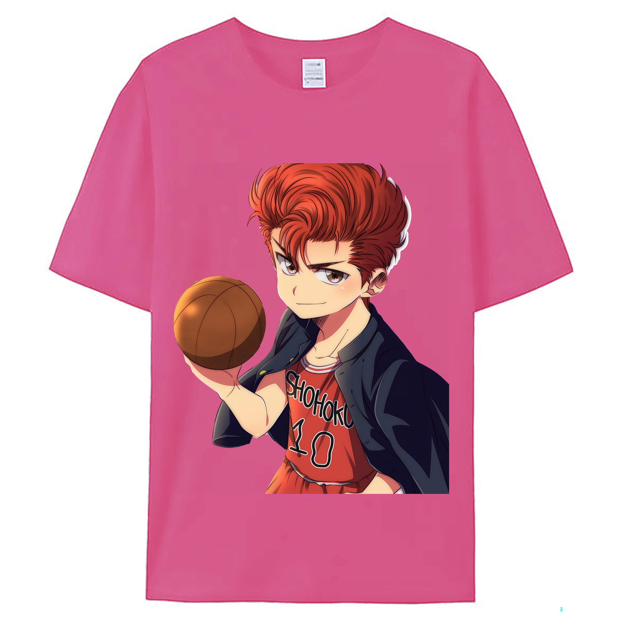 （画像用） SLAM DUNK／スラムダンク レディースカジュアルプリントTシャツ（綿100％）