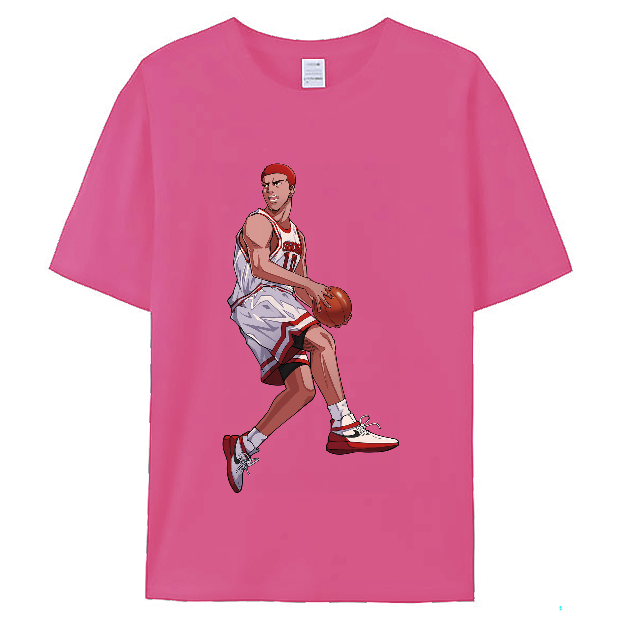 （画像用） SLAM DUNK／スラムダンク レディースカジュアルプリントTシャツ（綿100％）