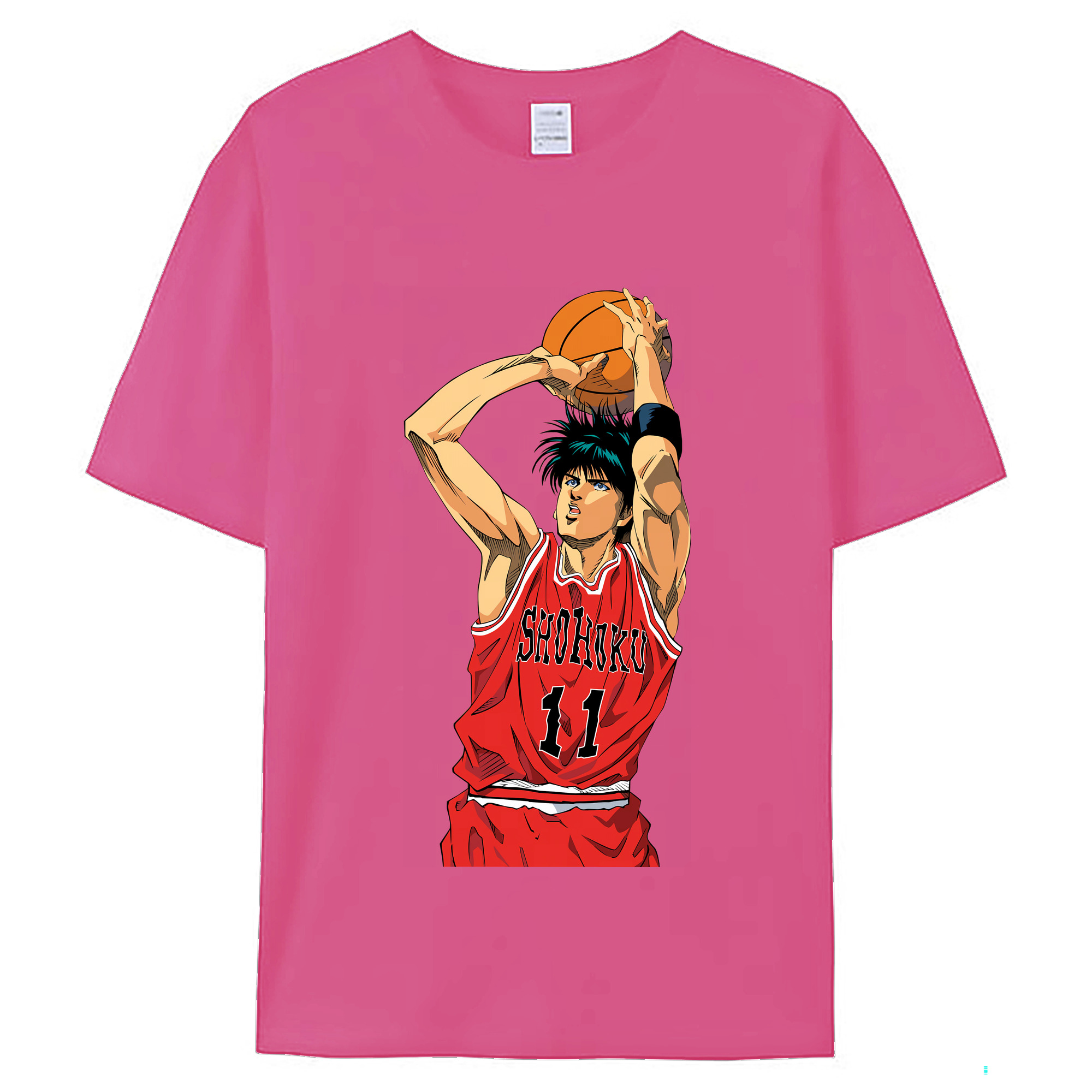 （画像用） SLAM DUNK／スラムダンク レディースカジュアルプリントTシャツ（綿100％）