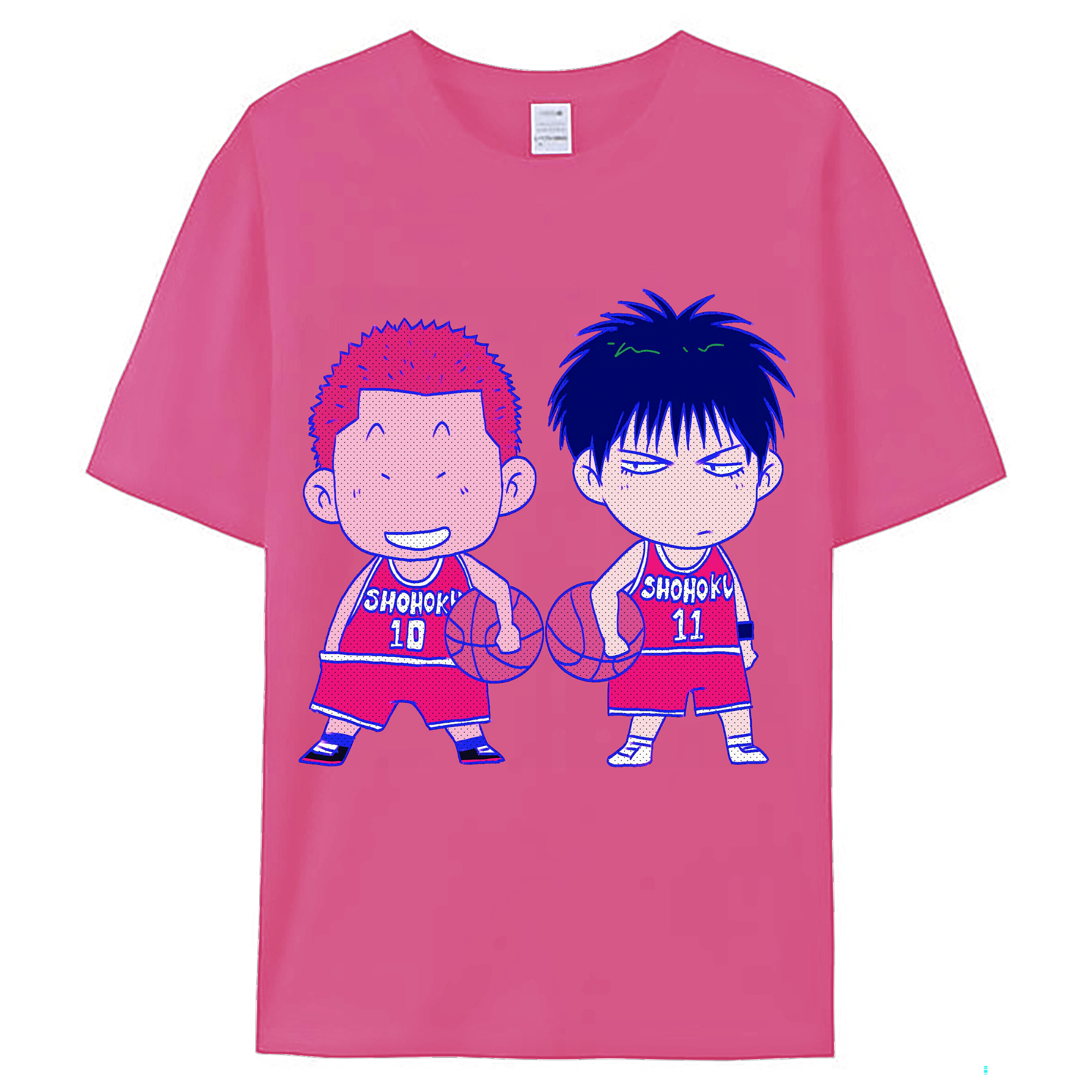 （画像用） SLAM DUNK／スラムダンク レディースカジュアルプリントTシャツ（綿100％）