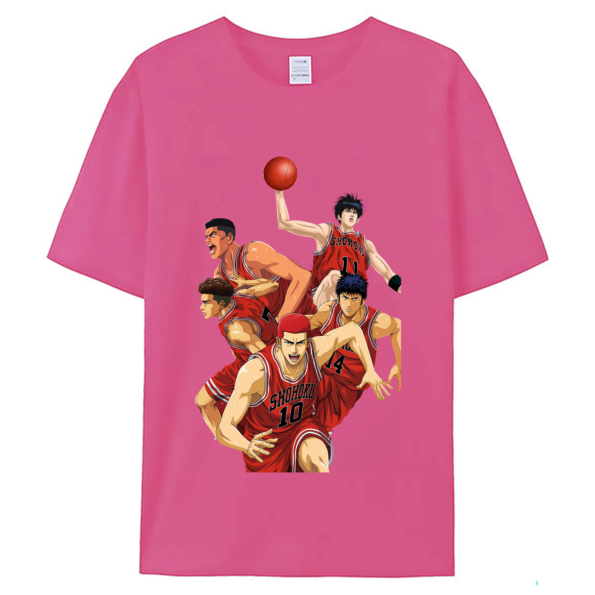 （画像用） SLAM DUNK／スラムダンク レディースカジュアルプリントTシャツ（綿100％）