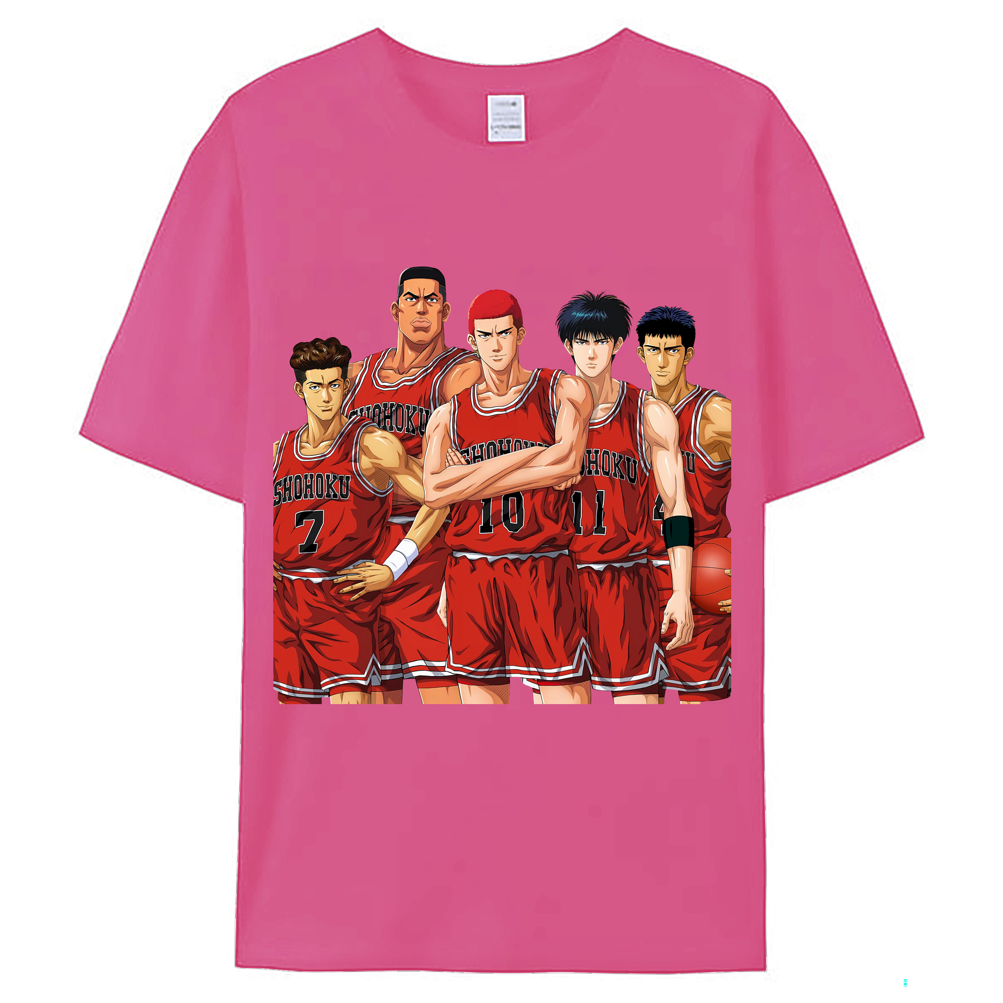 （画像用） SLAM DUNK／スラムダンク レディースカジュアルプリントTシャツ（綿100％）