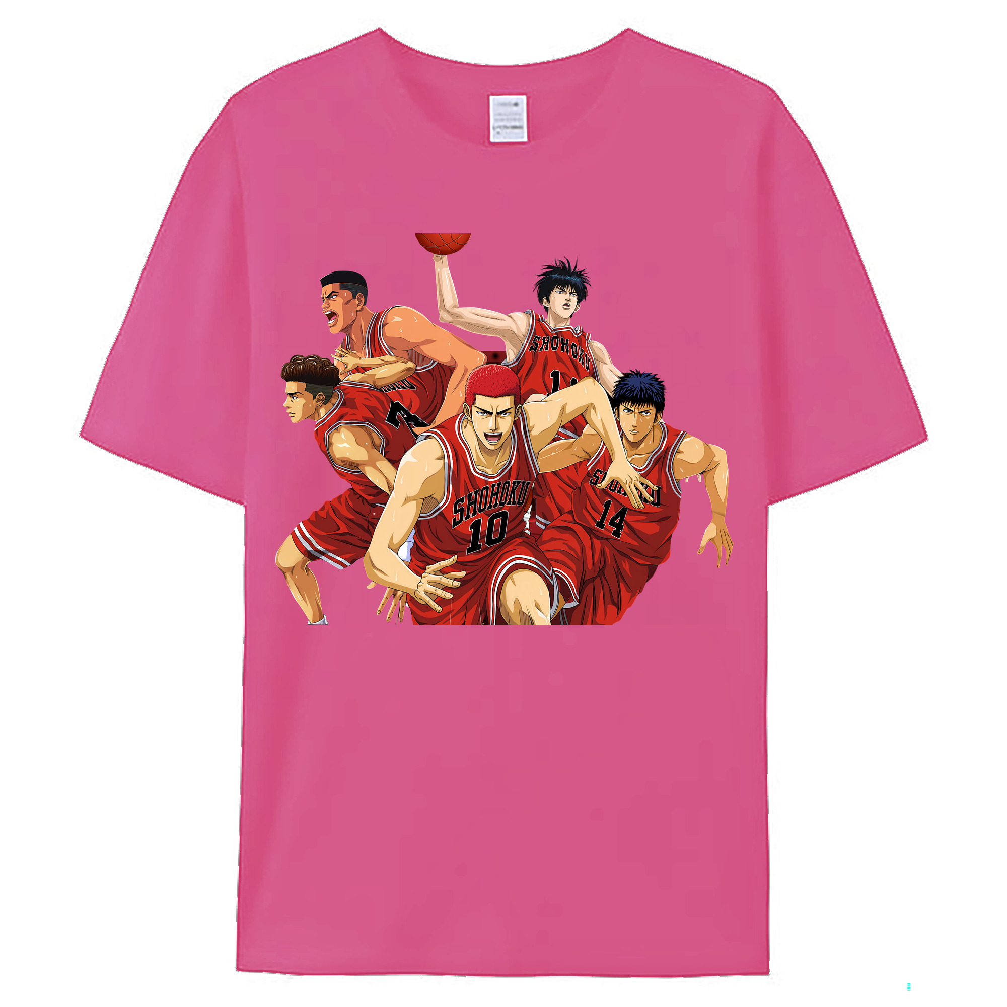 （画像用） SLAM DUNK／スラムダンク レディースカジュアルプリントTシャツ（綿100％）