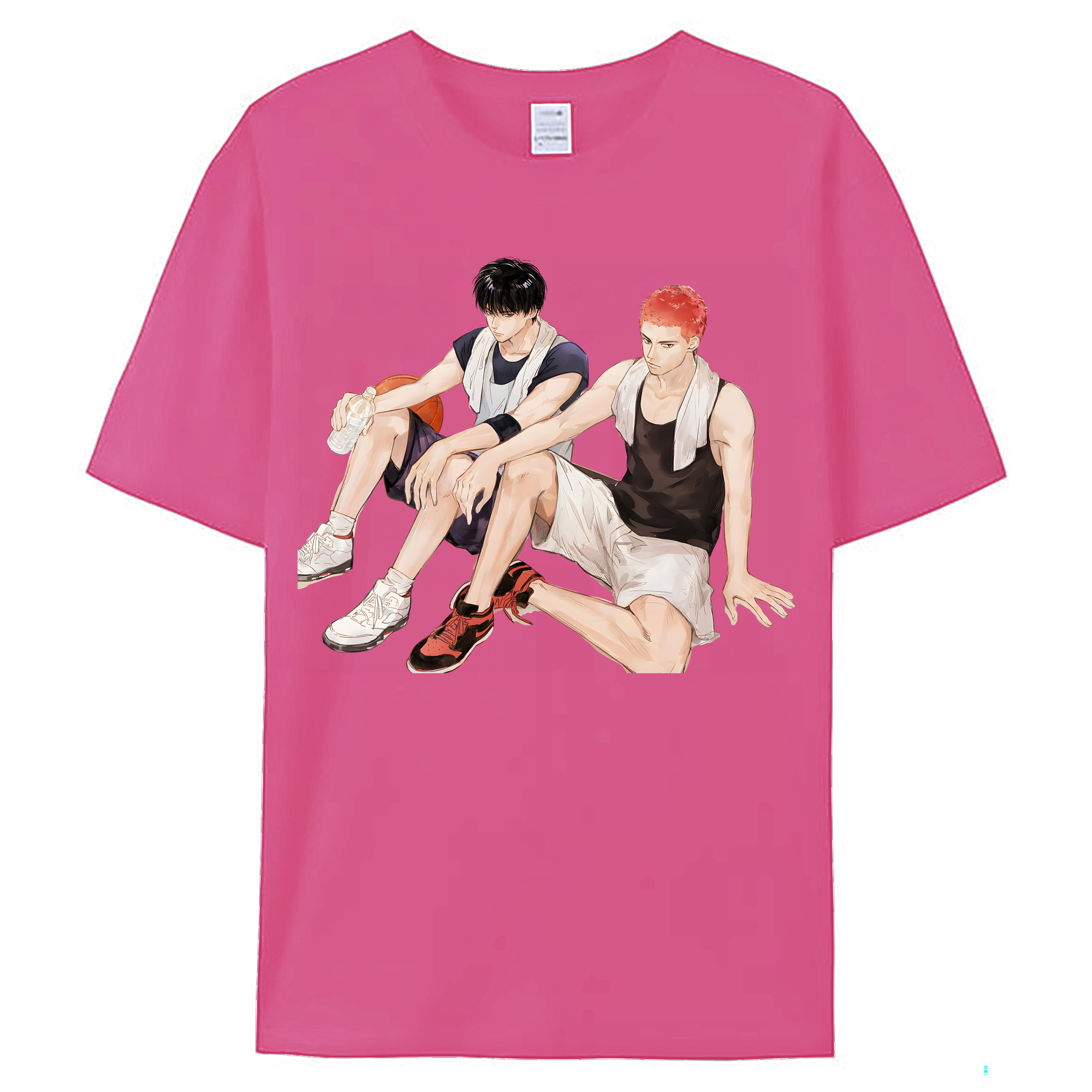 （画像用） SLAM DUNK／スラムダンク レディースカジュアルプリントTシャツ（綿100％）