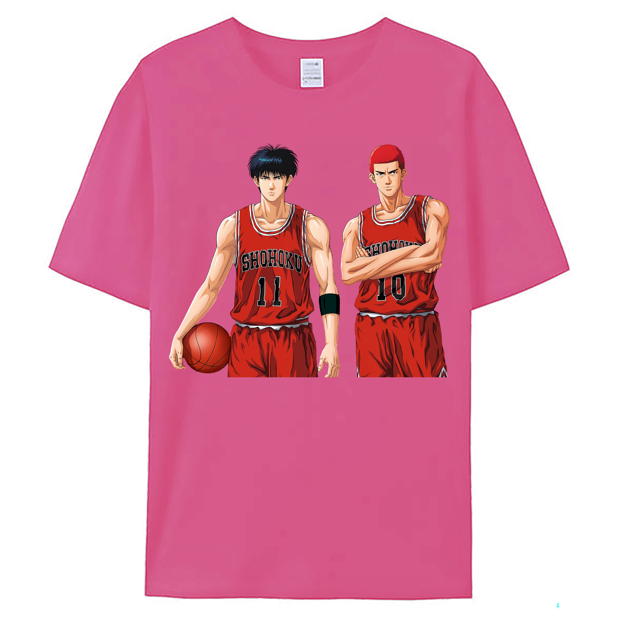 （画像用） SLAM DUNK／スラムダンク レディースカジュアルプリントTシャツ（綿100％）