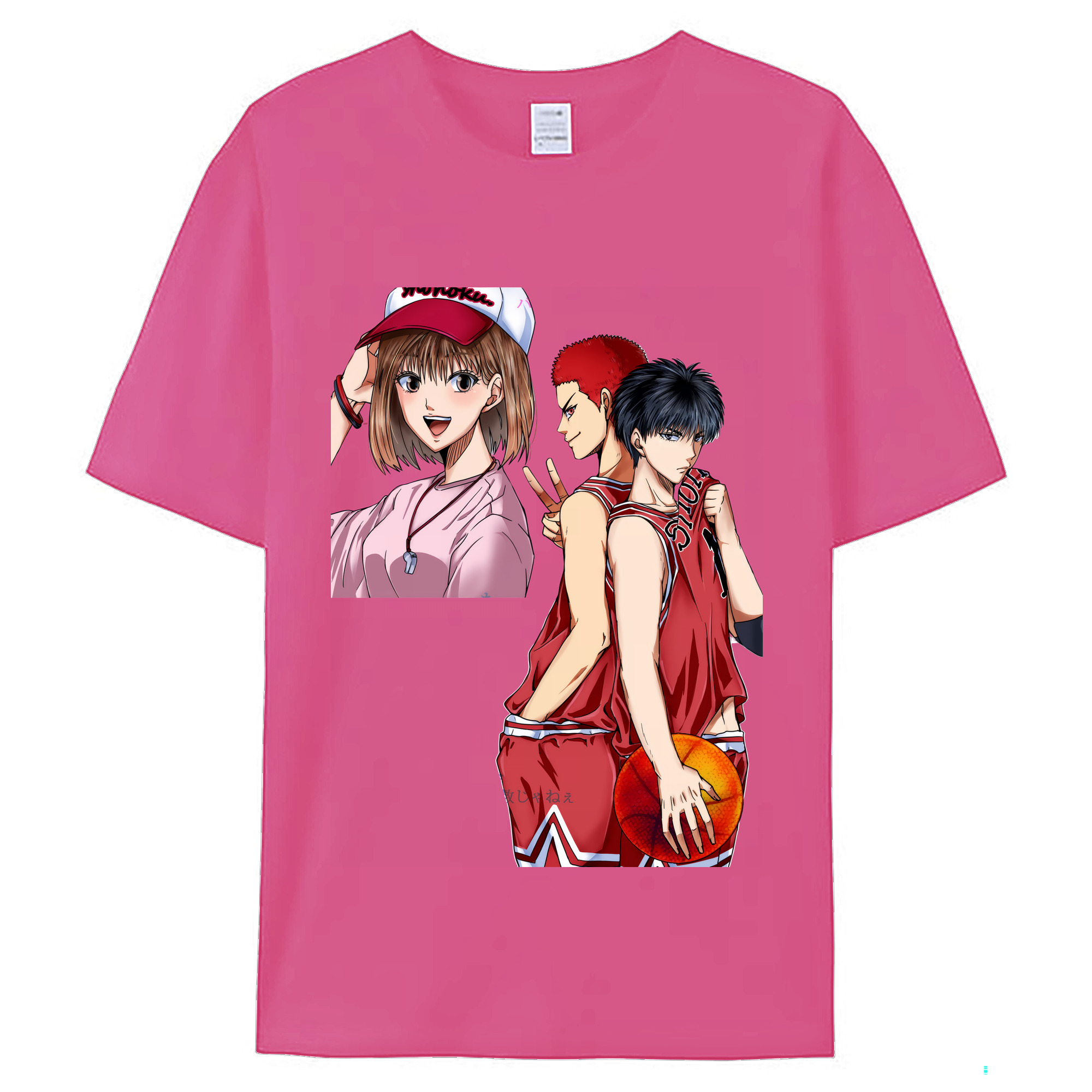 （画像用） SLAM DUNK／スラムダンク レディースカジュアルプリントTシャツ（綿100％）