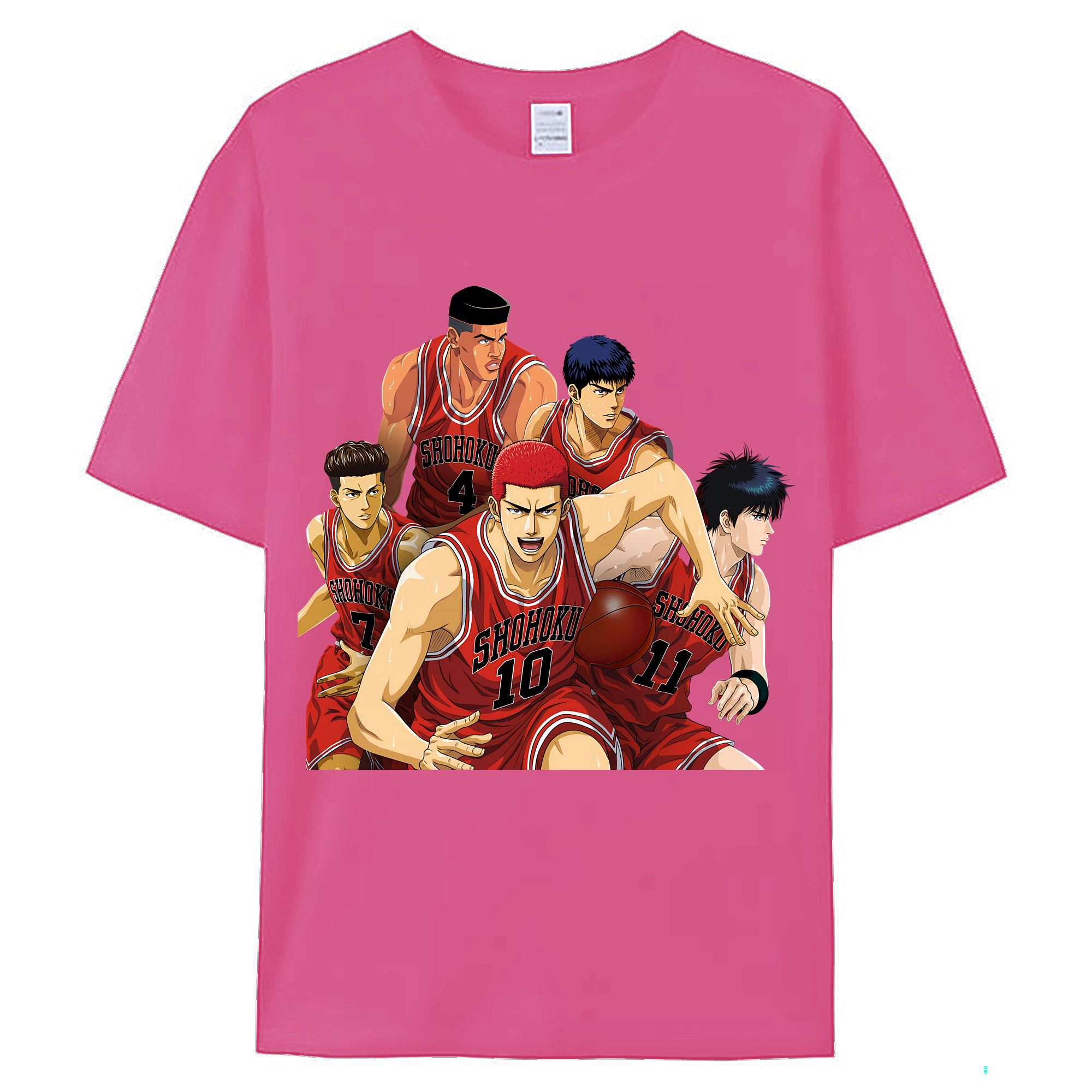 （画像用） SLAM DUNK／スラムダンク レディースカジュアルプリントTシャツ（綿100％）