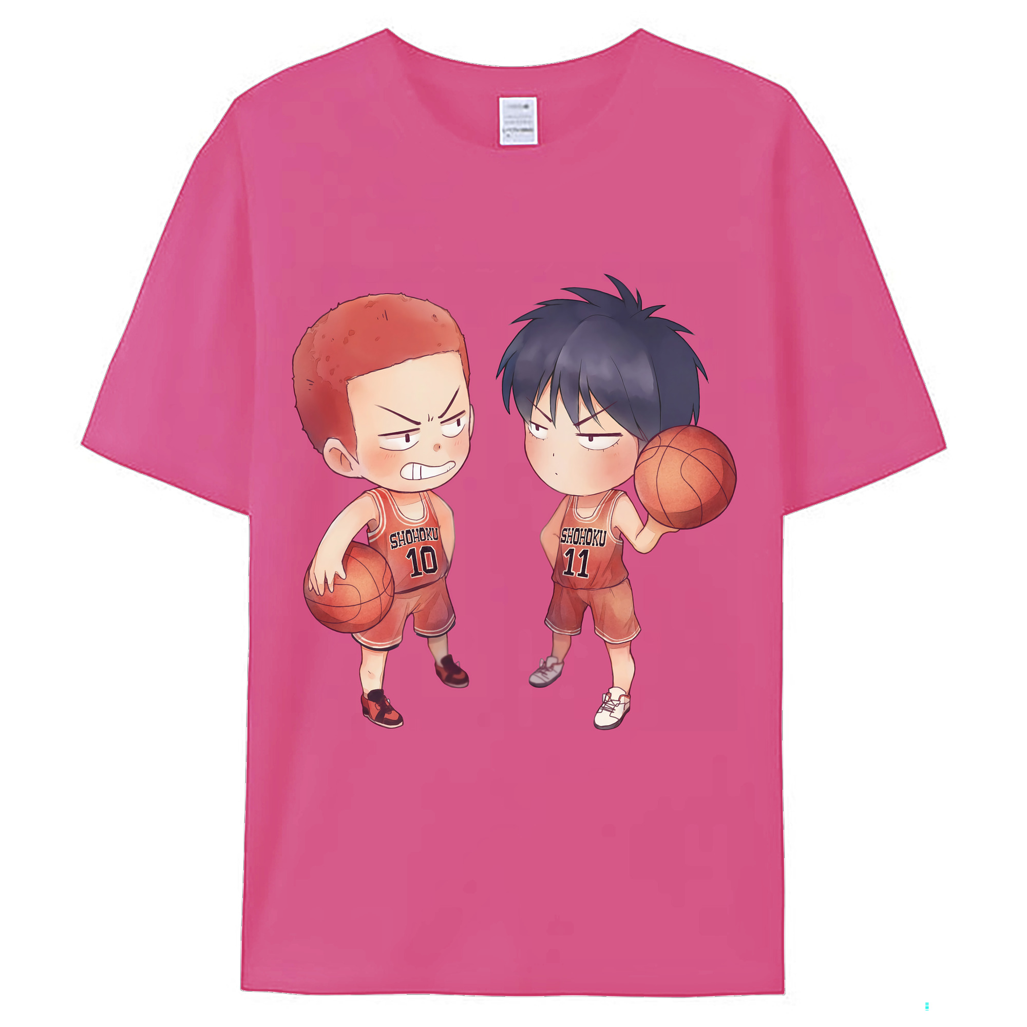 （画像用） SLAM DUNK／スラムダンク レディースカジュアルプリントTシャツ（綿100％）